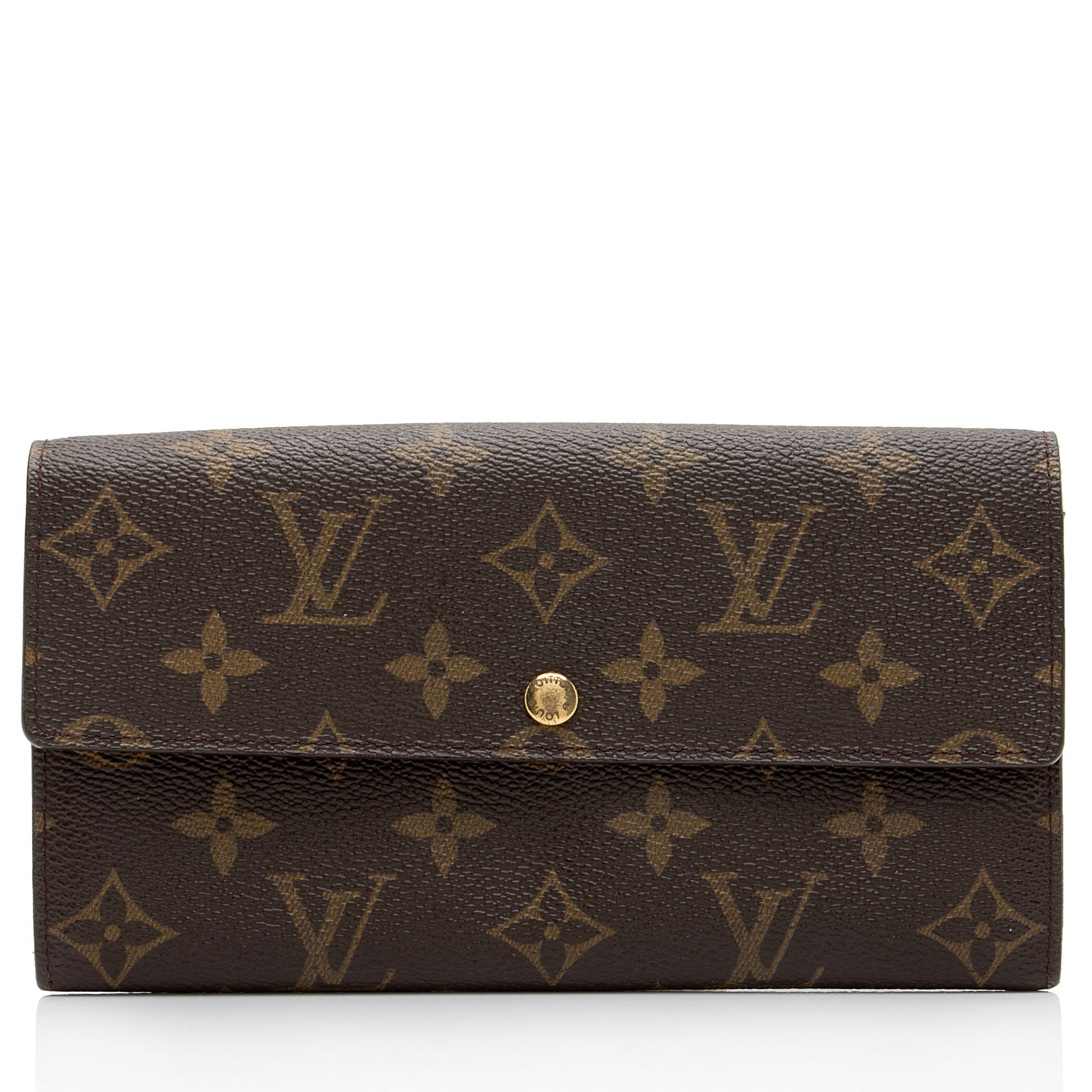 Louis Vuitton Vintage Monogram Canvas Sarah Wallet (SHF-NDngCm)