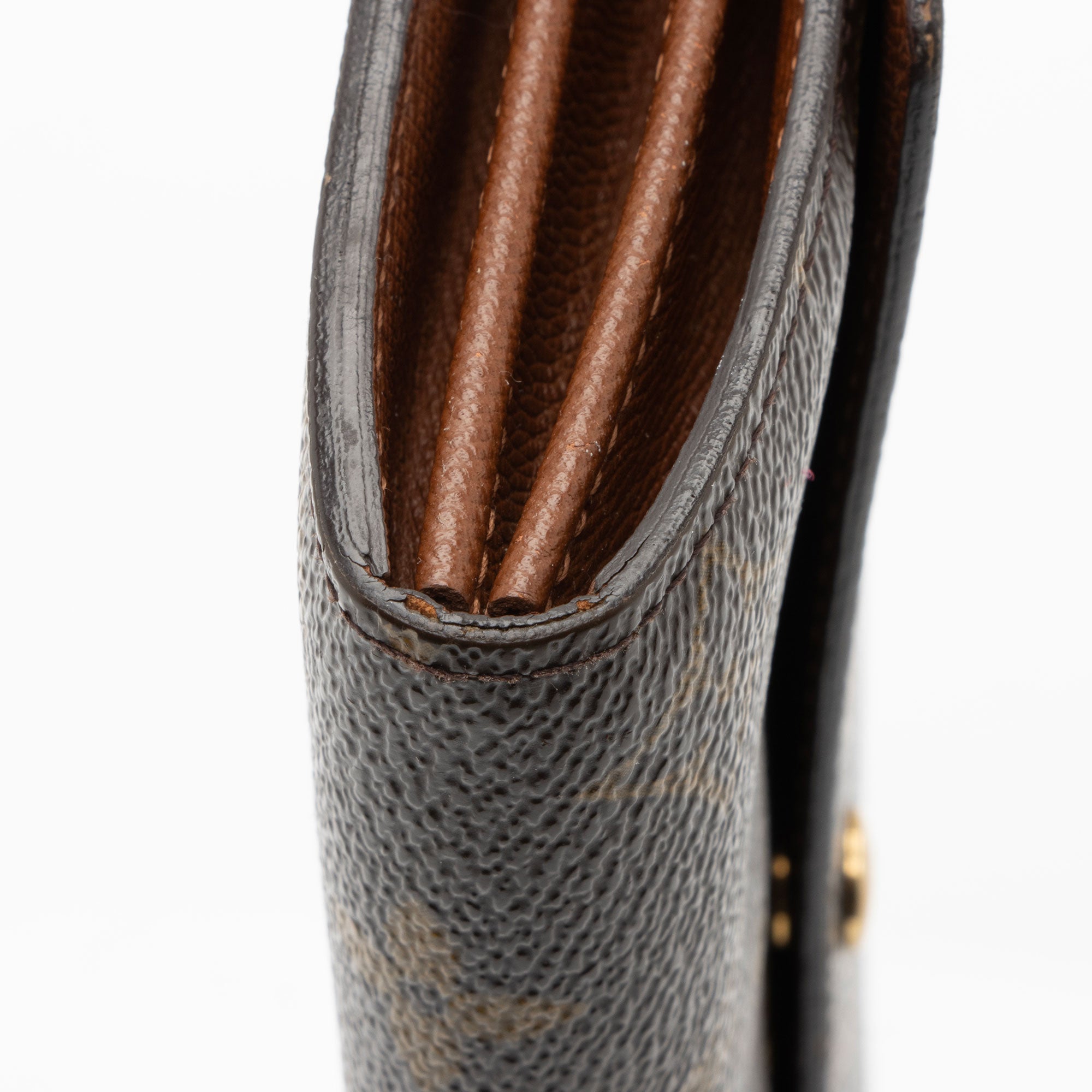 Louis Vuitton Vintage Monogram Canvas Sarah Wallet (SHF-0DkSZp)