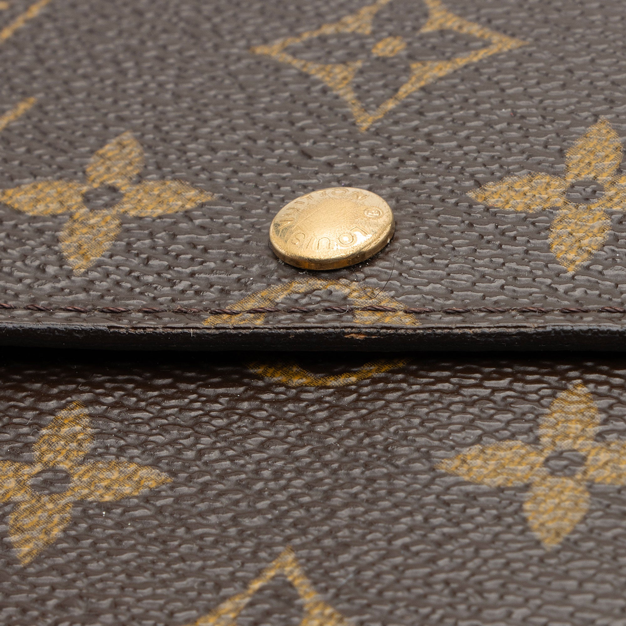 Louis Vuitton Vintage Monogram Canvas Sarah Wallet (SHF-0DkSZp)