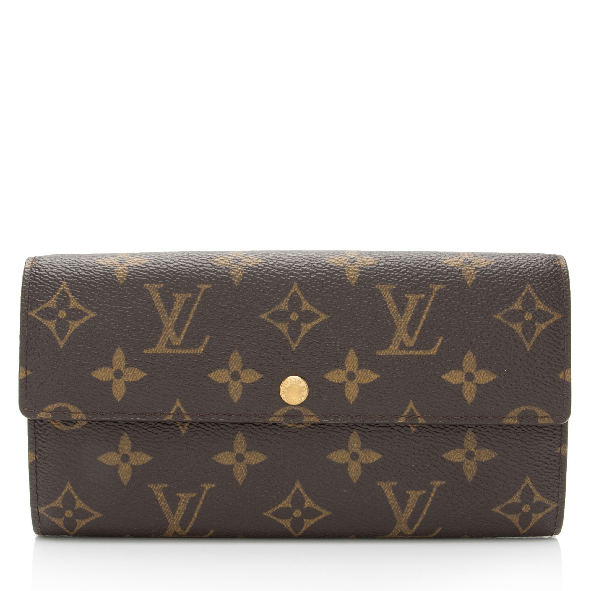 Louis Vuitton Vintage Monogram Canvas Sarah Wallet (SHF-0DkSZp)