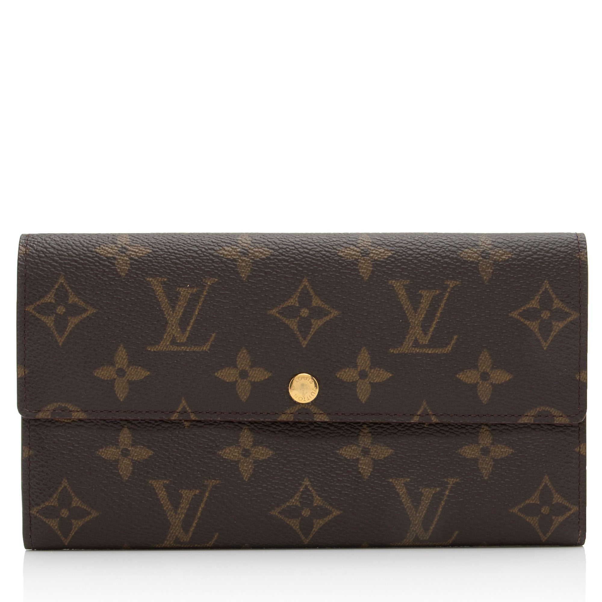 Louis Vuitton Vintage Monogram Canvas Sarah Wallet (SHF-rQIfAR)