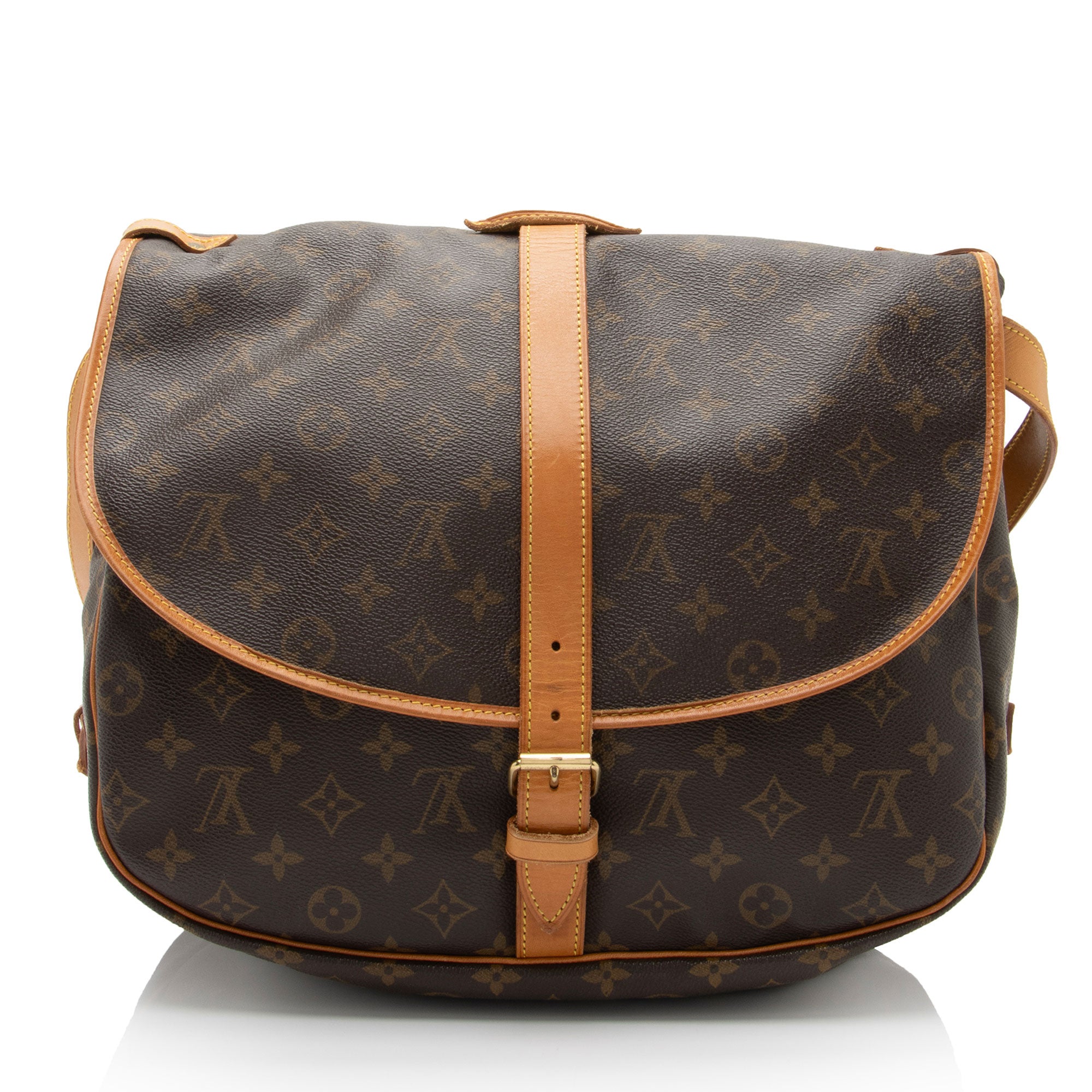 Louis Vuitton Vintage Monogram Canvas Saumur 35 Messenger Bag (SHF-Zvqdiw)