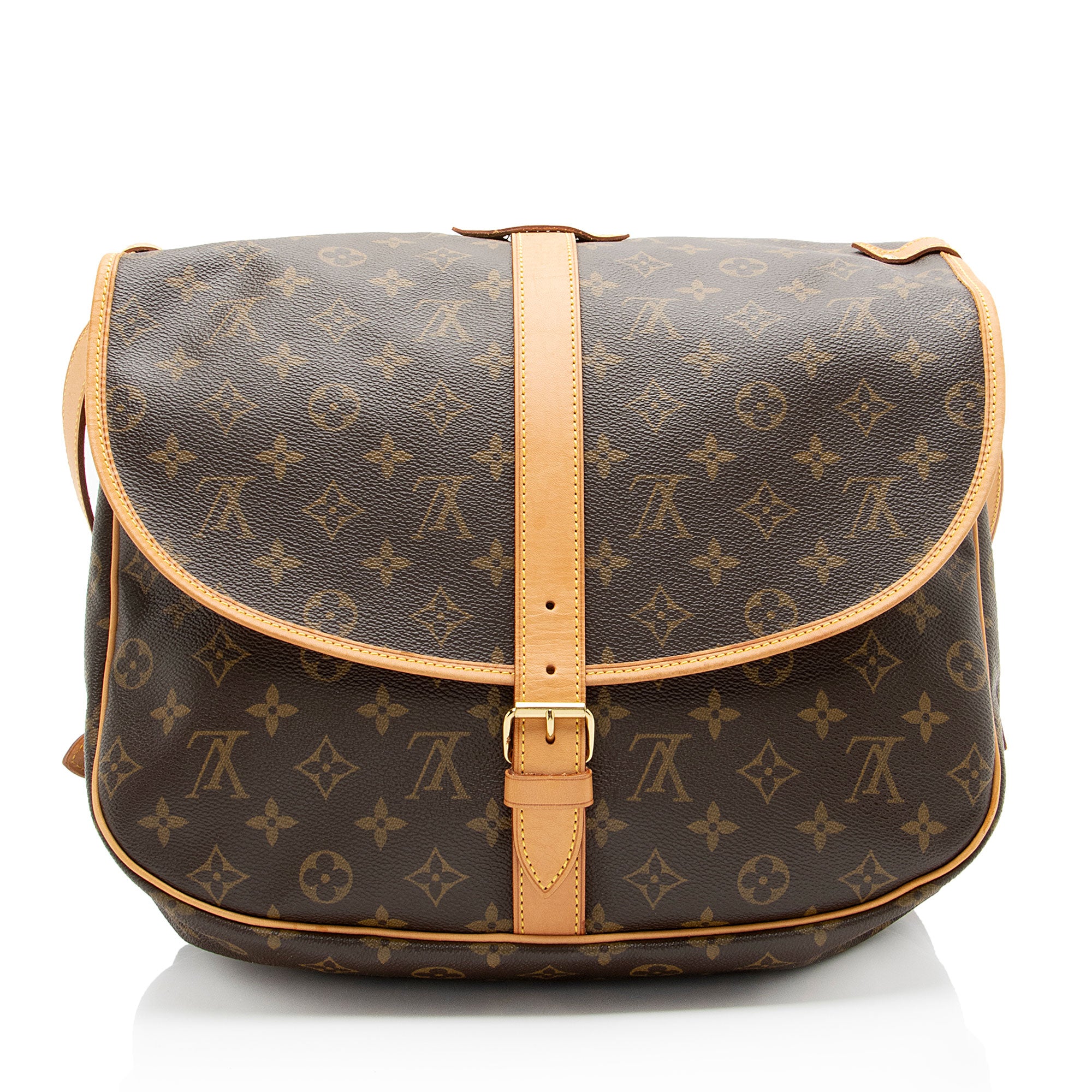 Louis Vuitton Vintage Monogram Canvas Saumur 35 Messenger