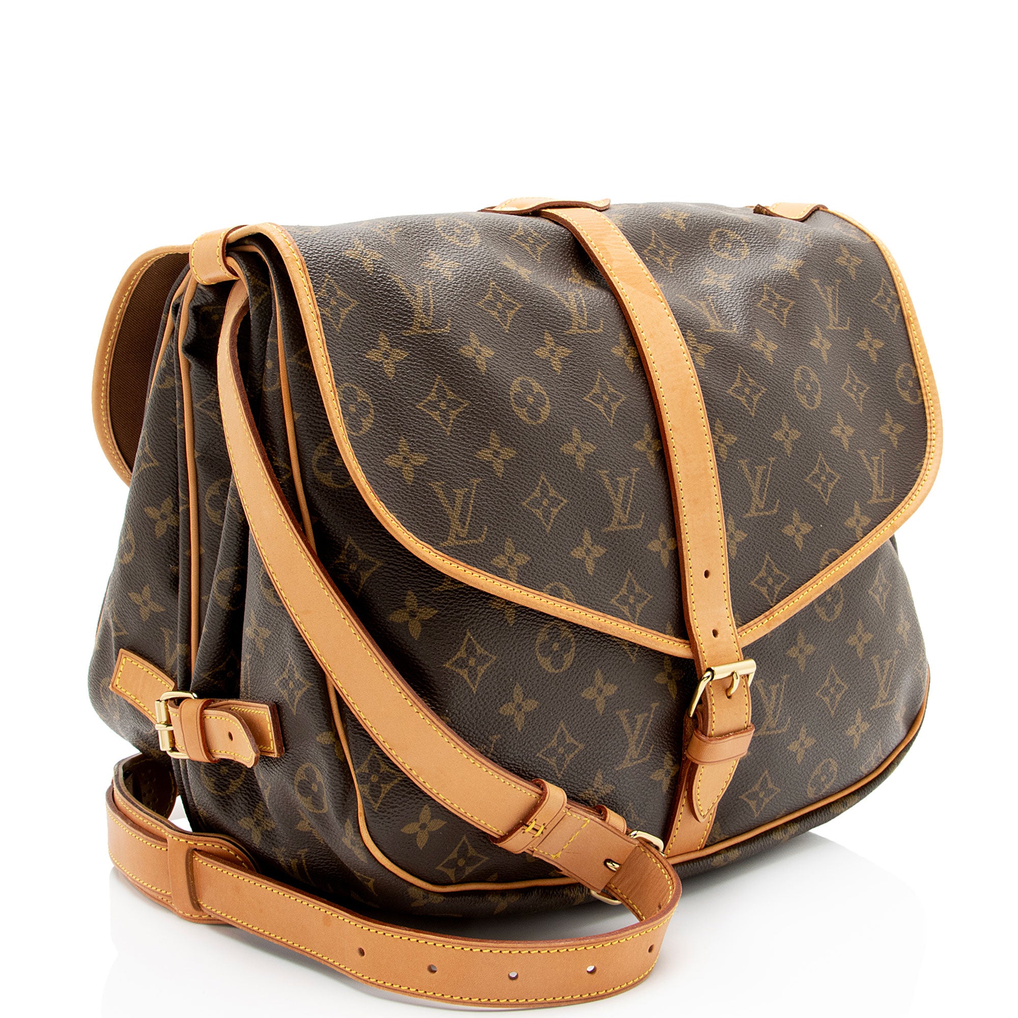 Louis Vuitton Vintage Monogram Canvas Saumur 35 Messenger