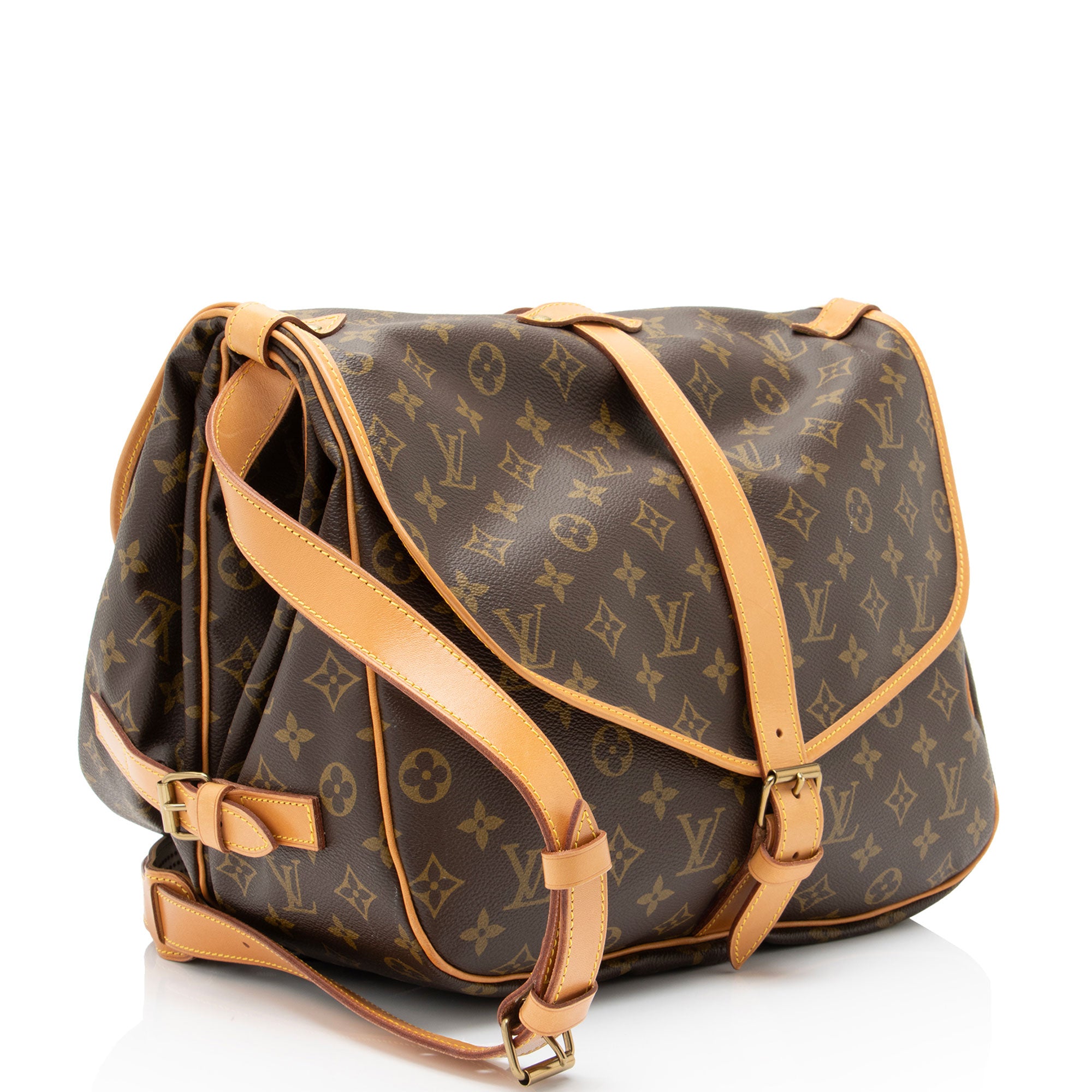 Louis Vuitton Vintage Monogram Canvas Saumur 35 Messenger