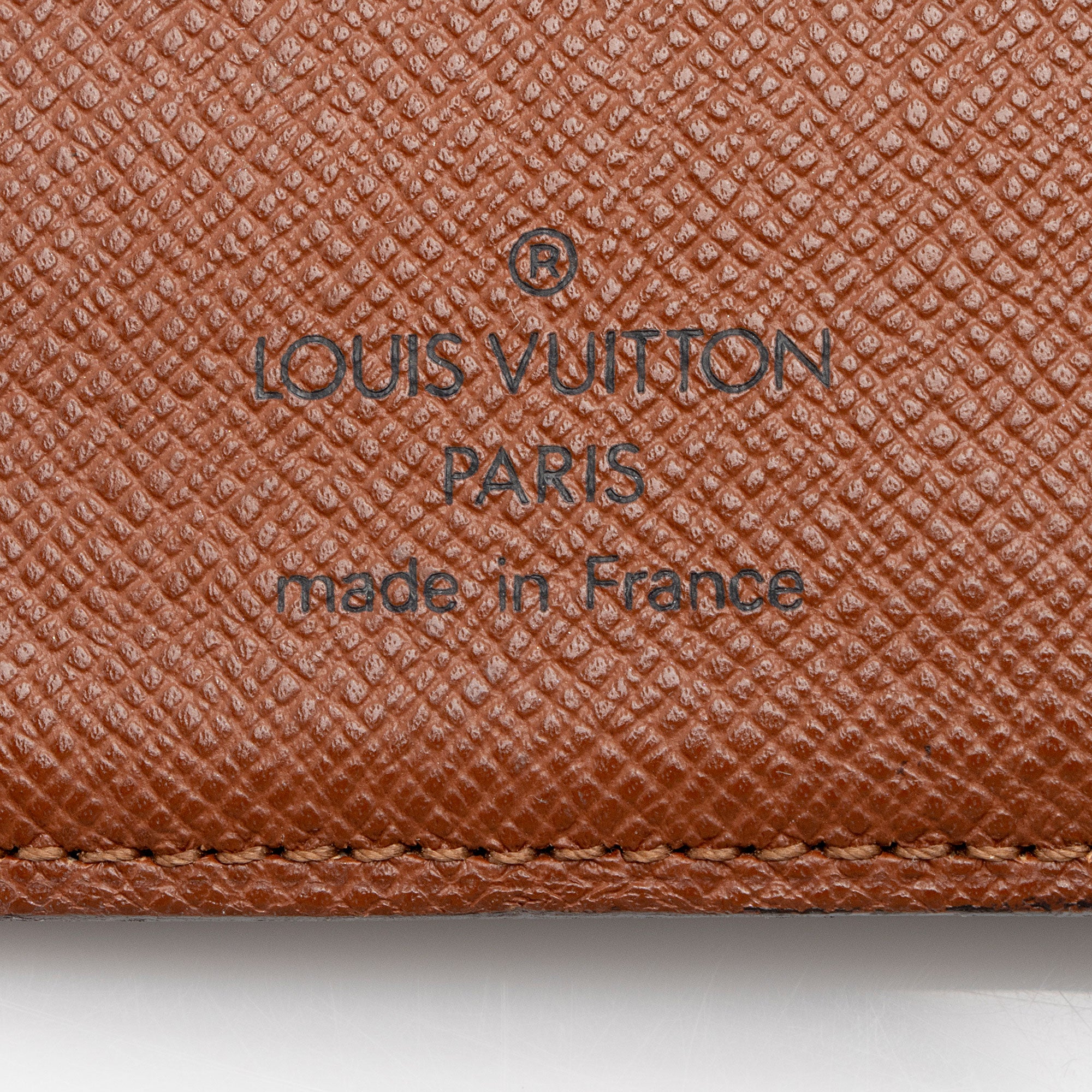 Louis Vuitton Vintage Monogram Canvas Small Ring Agenda Cover (SHF-FnpXRL)