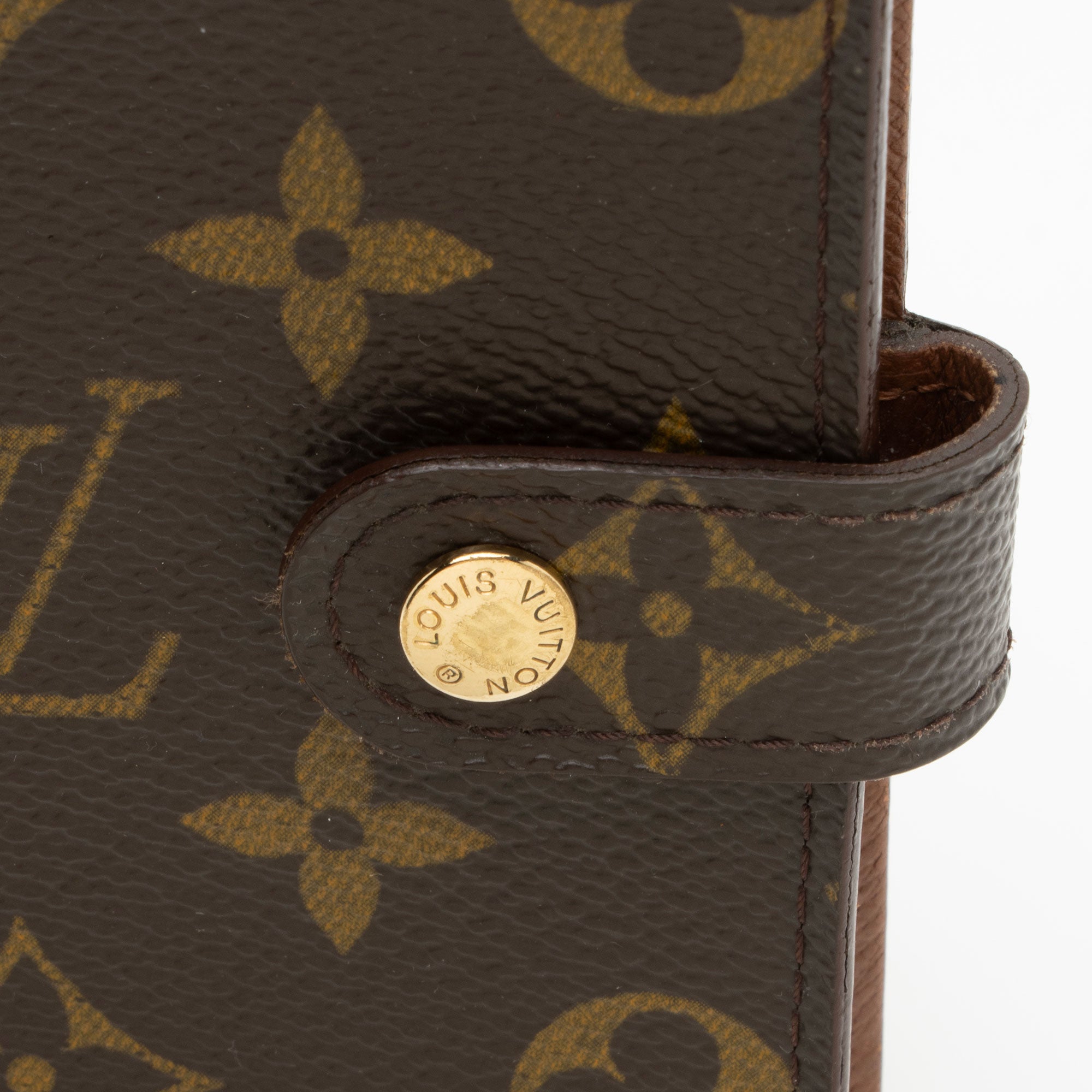 Louis Vuitton Vintage Monogram Canvas Small Ring Agenda Cover