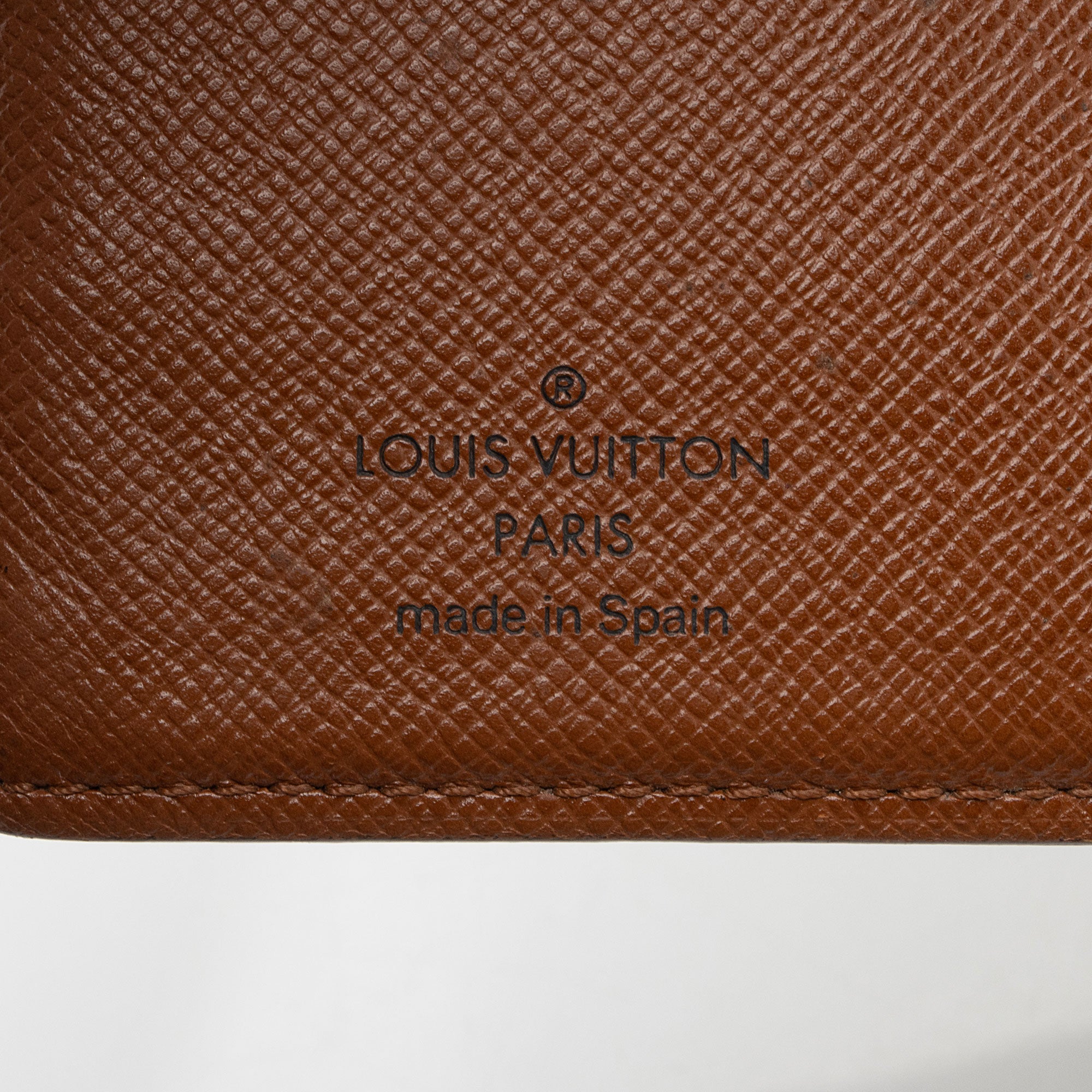 Louis Vuitton Vintage Monogram Canvas Small Ring Agenda Cover