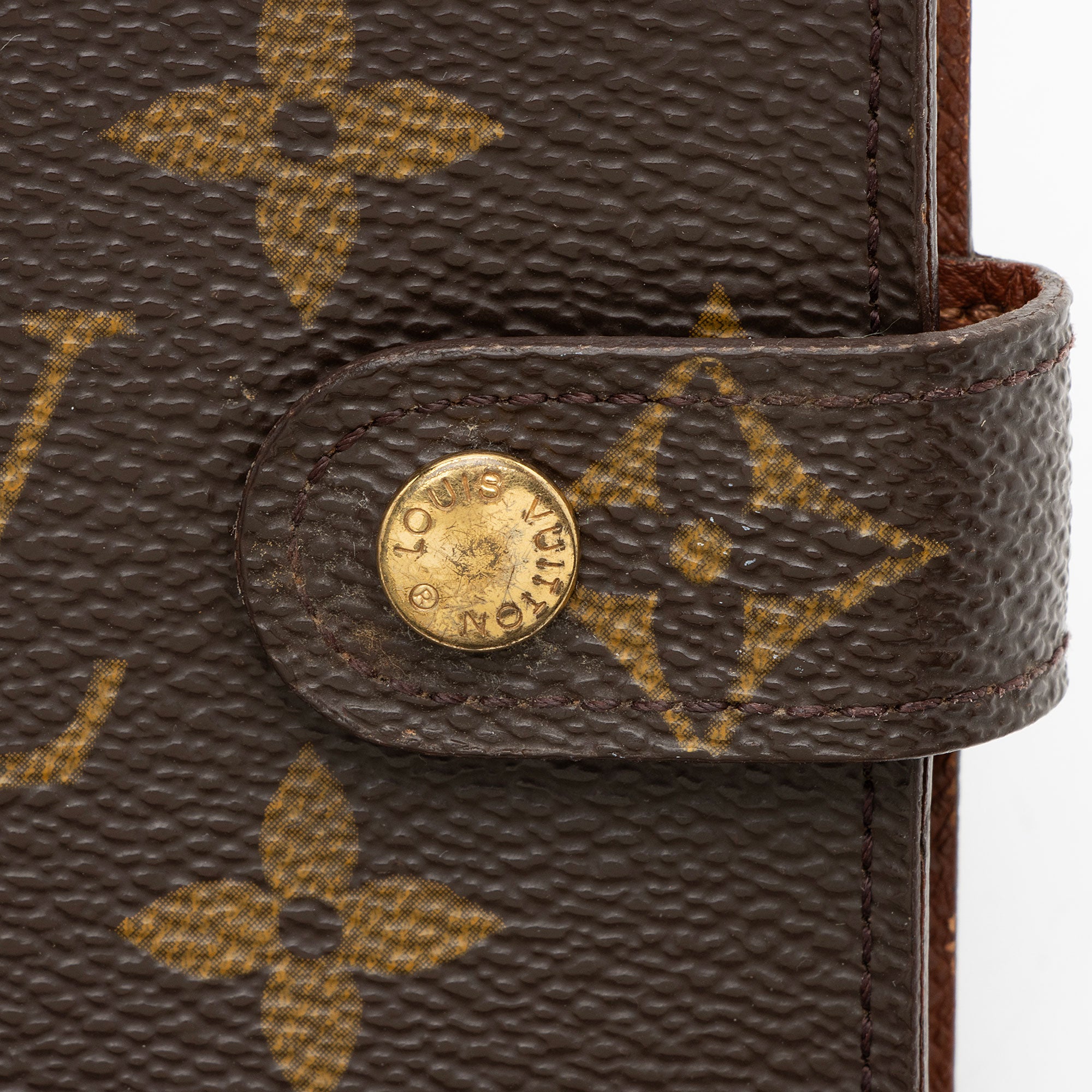 Louis Vuitton Vintage Monogram Canvas Small Ring Agenda Cover