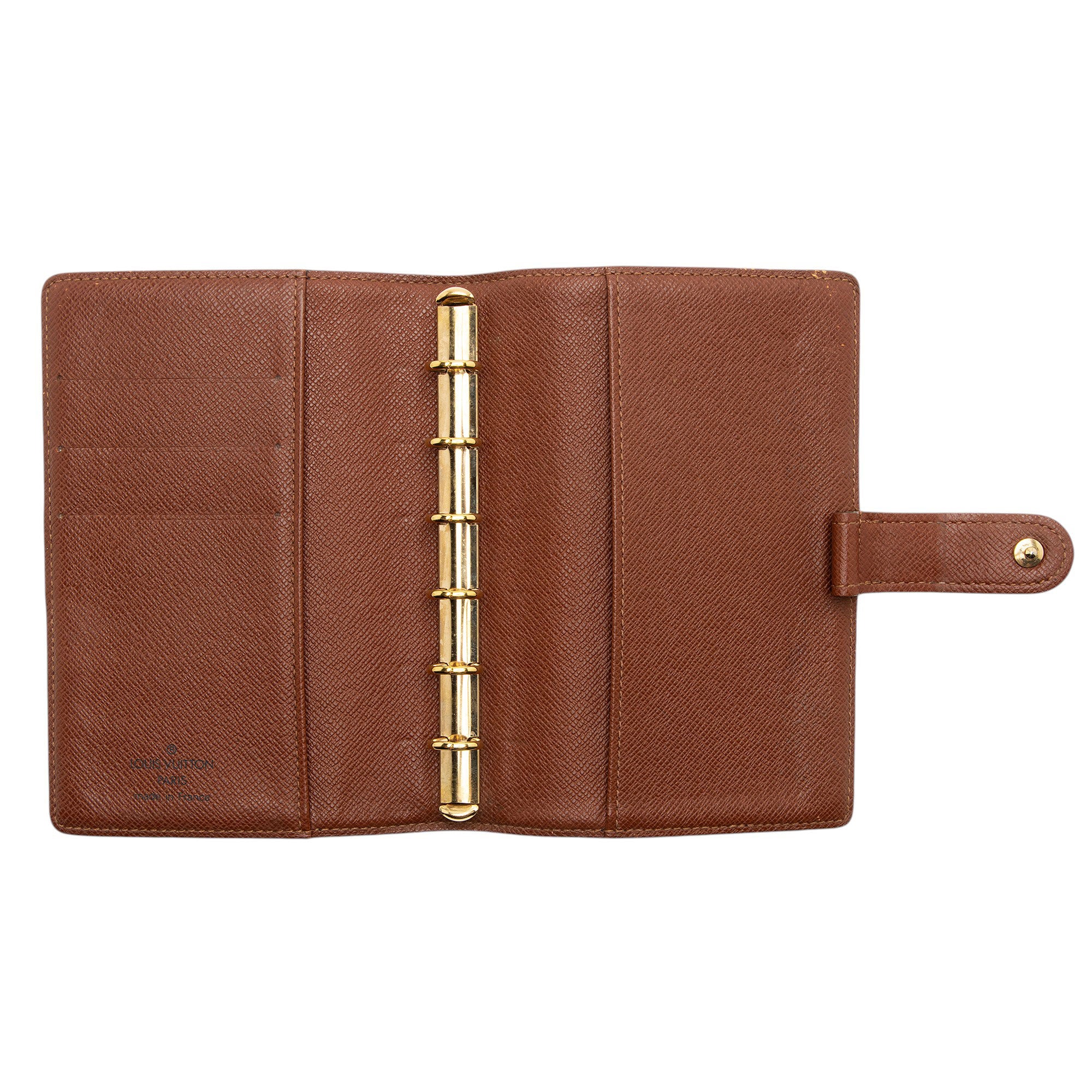 Louis Vuitton Vintage Monogram Canvas Small Ring Agenda Cover