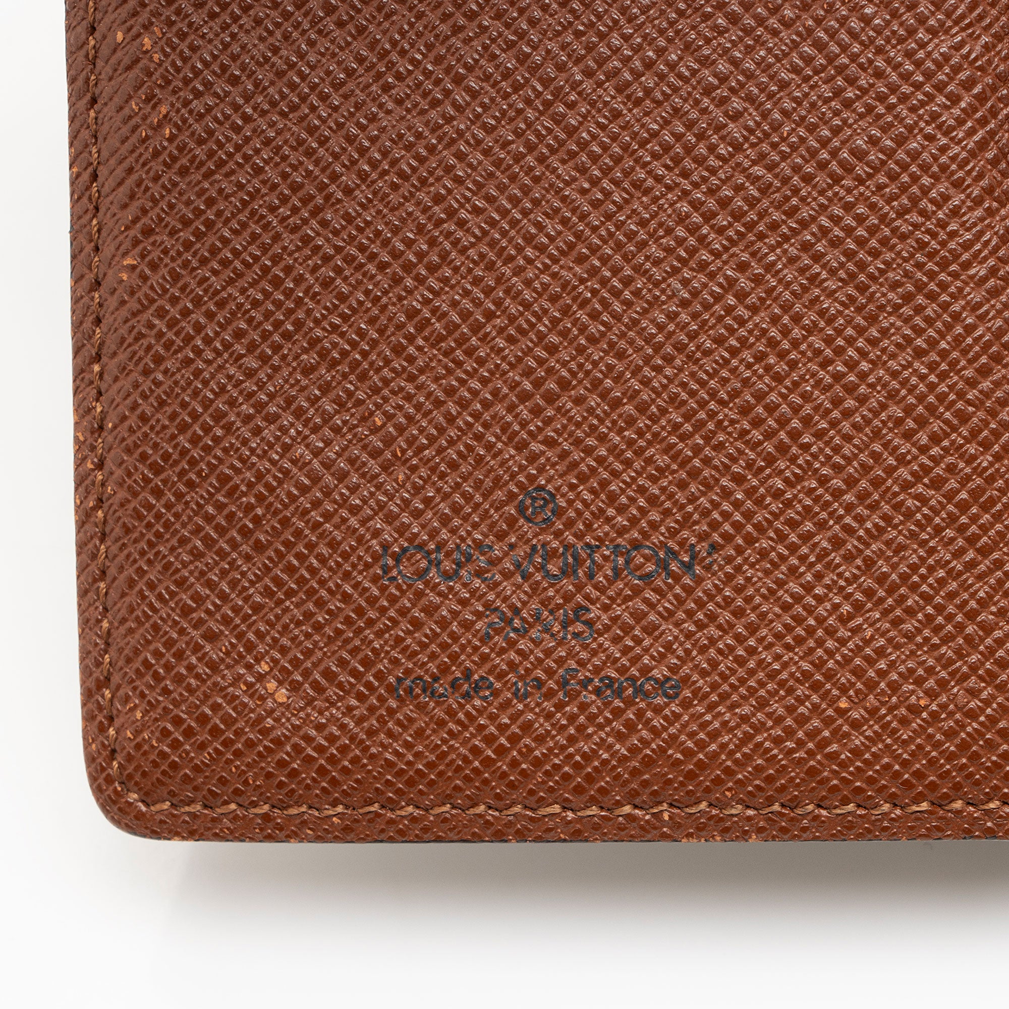 Louis Vuitton Vintage Monogram Canvas Small Ring Agenda Cover