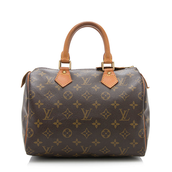 Louis Vuitton Vintage Monogram Canvas Speedy 25 Satchel (SHF-bsR58g)