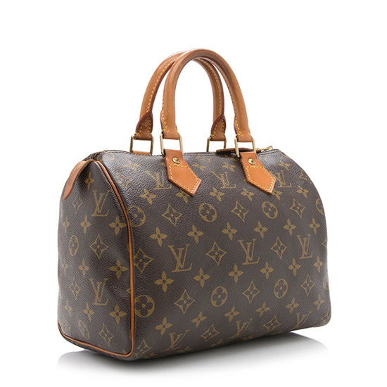 Louis Vuitton Vintage Monogram Canvas Speedy 25 Satchel (SHF-bsR58g)