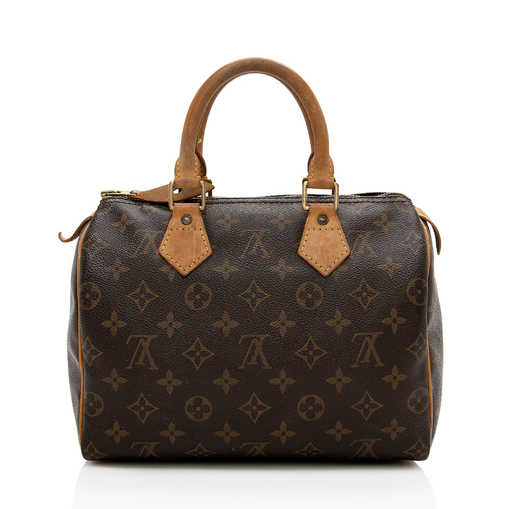 Louis Vuitton Vintage Monogram Canvas Speedy 25 Satchel (SHF-BMdwOf)
