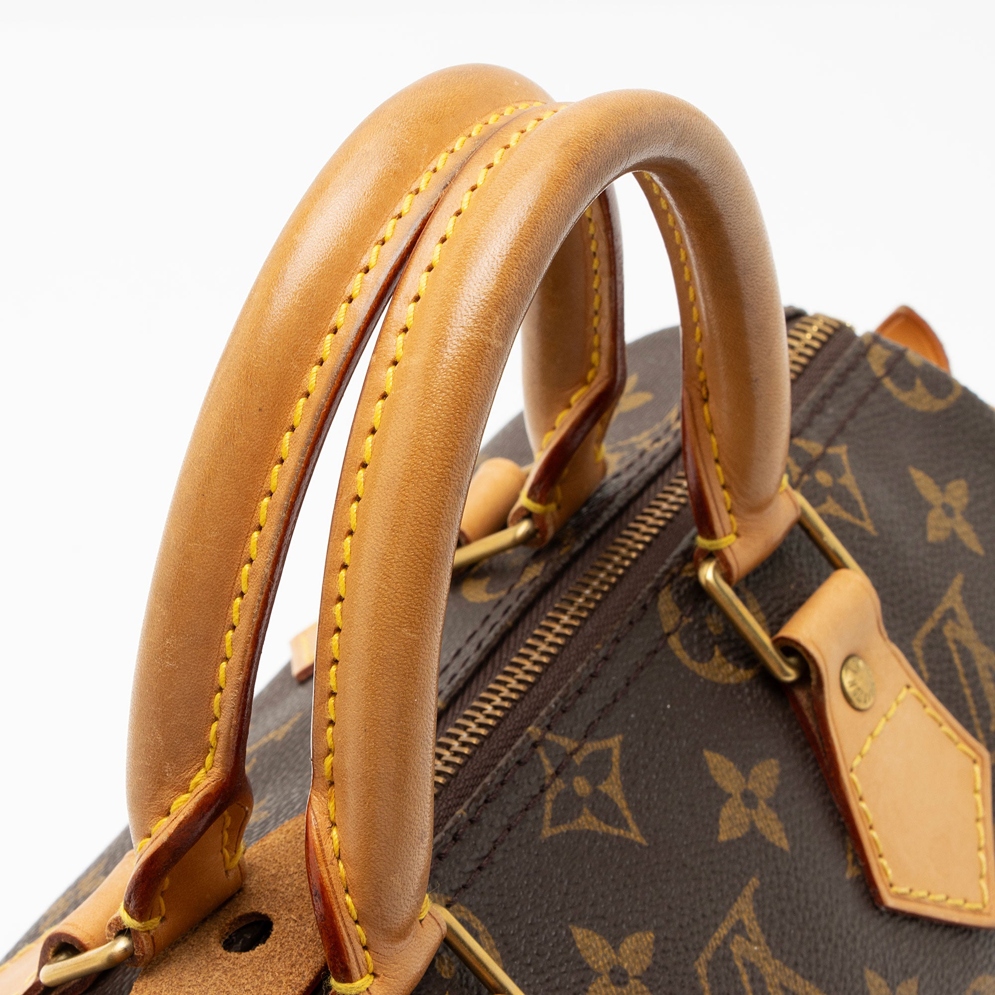 Louis Vuitton Vintage Monogram Canvas Speedy 25 Satchel