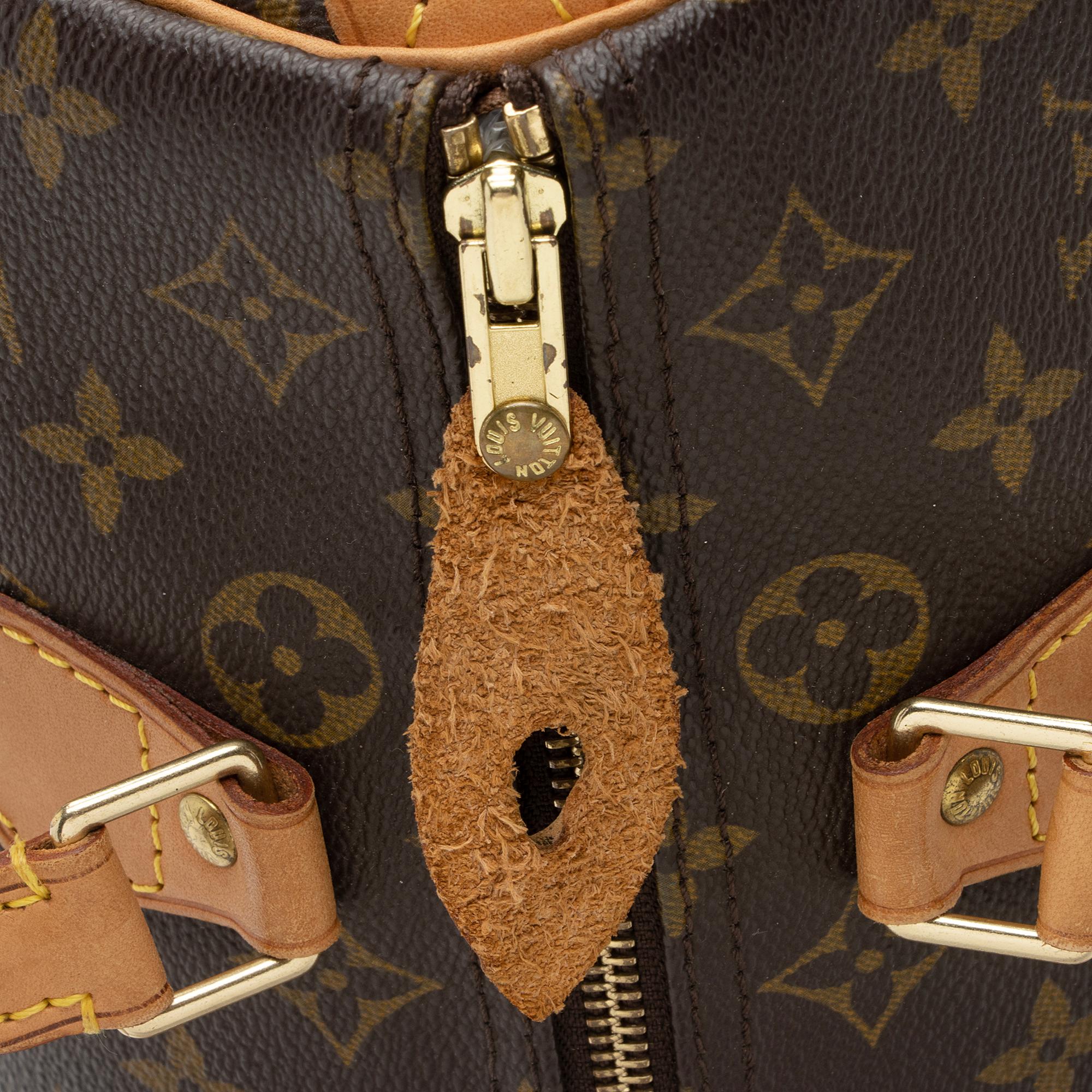 Louis Vuitton Vintage Monogram Canvas Speedy 30 Satchel (SHF-gWwiX8)