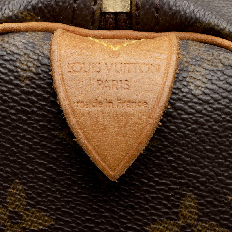 Louis Vuitton Vintage Monogram Canvas Speedy 30 Satchel (SHF-S4oifV) –  LuxeDH