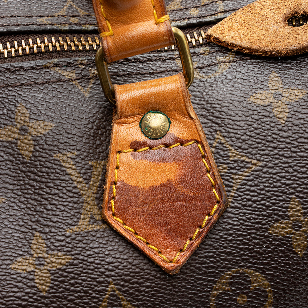 Louis Vuitton Vintage Monogram Canvas Speedy 35 Satchel - FINAL SALE (SHF-19637)