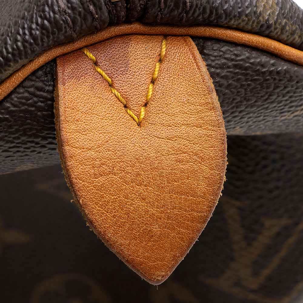 Louis Vuitton Vintage Monogram Canvas Speedy 35 Satchel - FINAL SALE (SHF-19637)