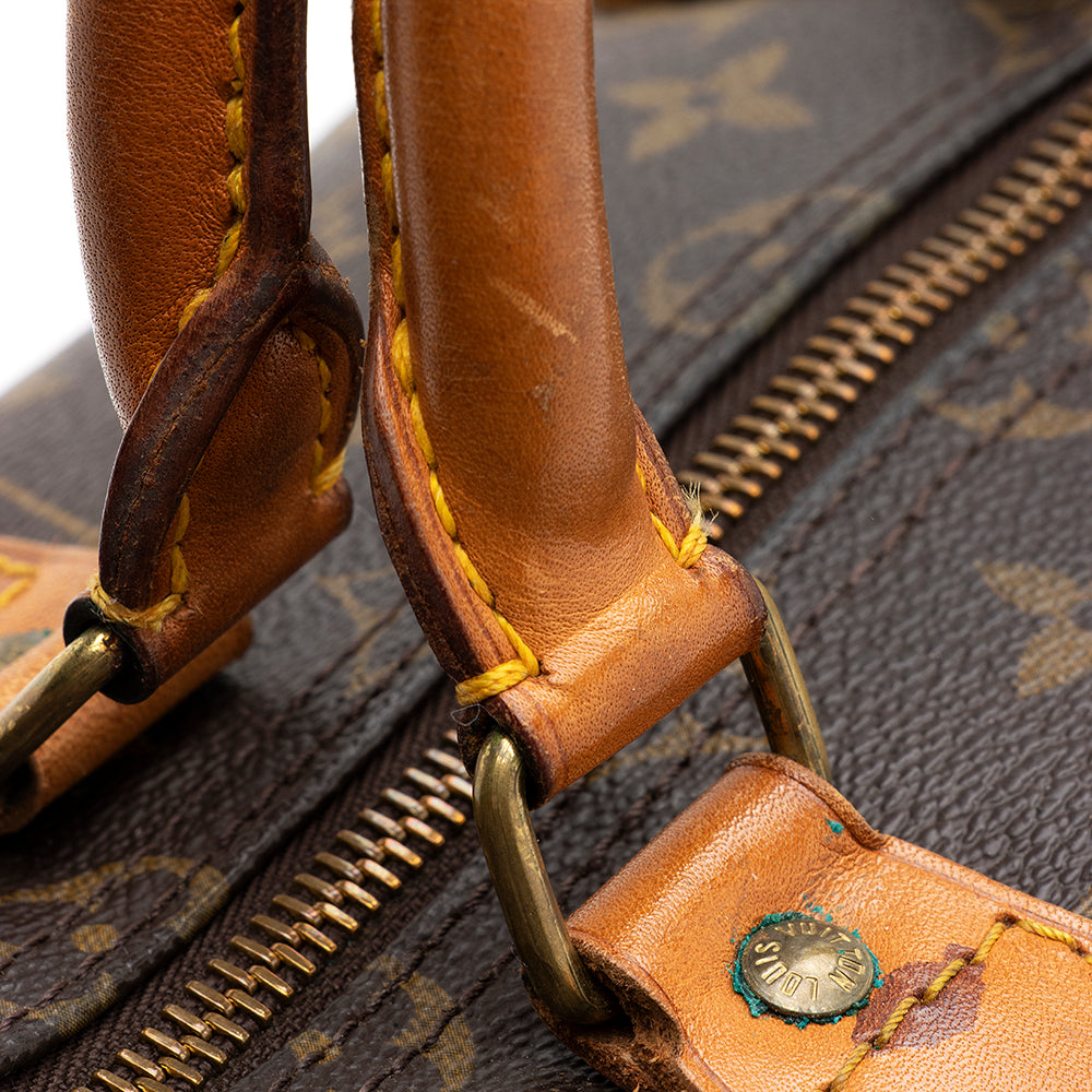 Louis Vuitton Vintage Monogram Canvas Speedy 35 Satchel - FINAL SALE (SHF-19637)