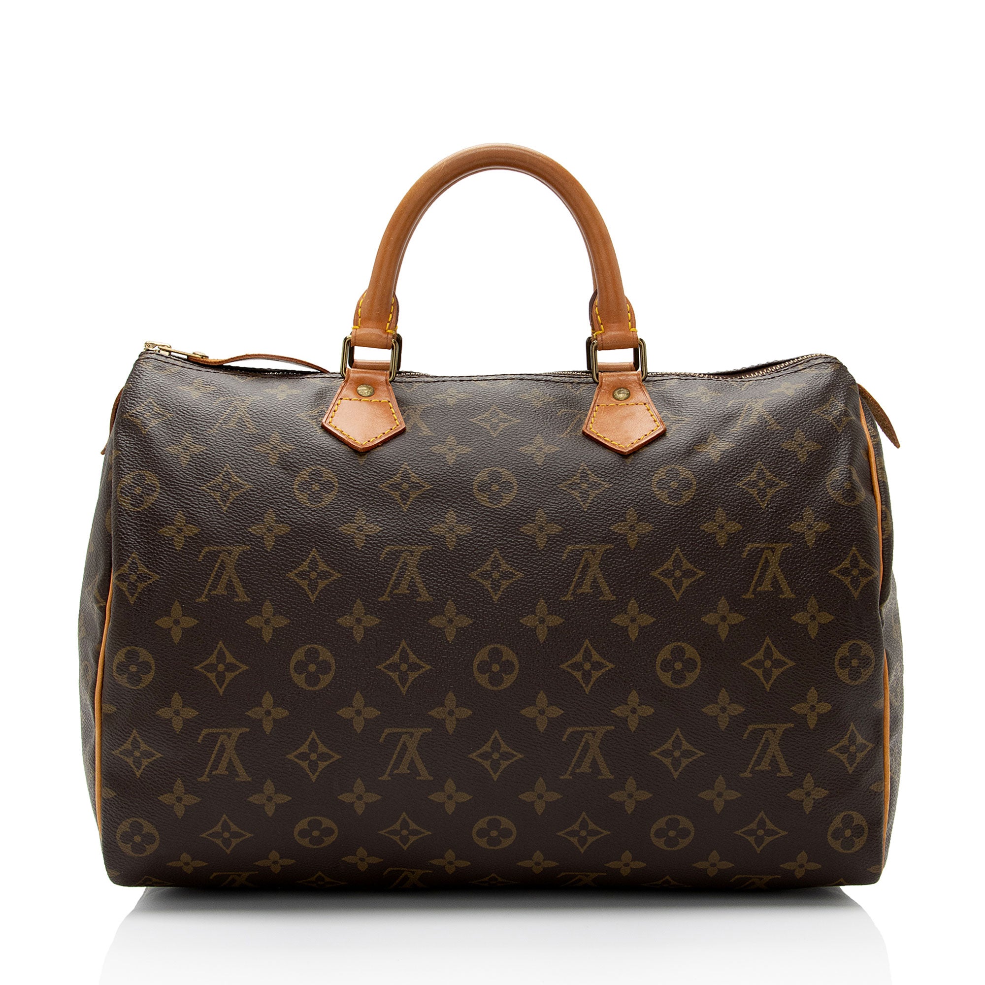 Louis Vuitton Vintage Monogram Canvas Speedy 35 Satchel (SHF-iS1dlK)
