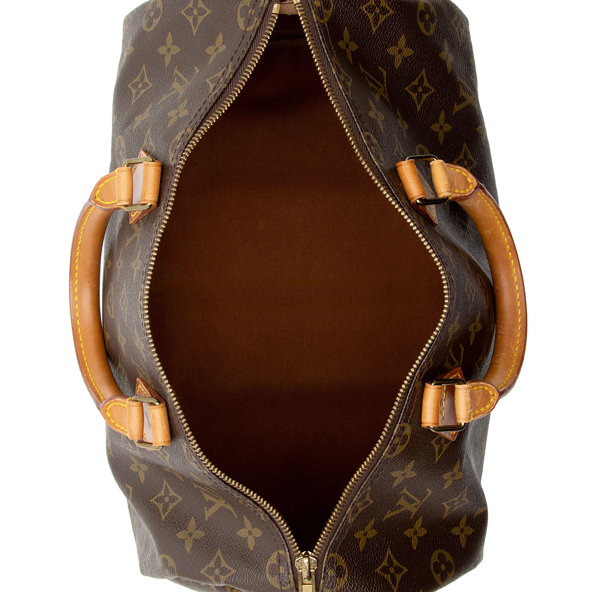 Louis Vuitton Vintage Monogram Canvas Speedy 35 Satchel (SHF-iS1dlK)