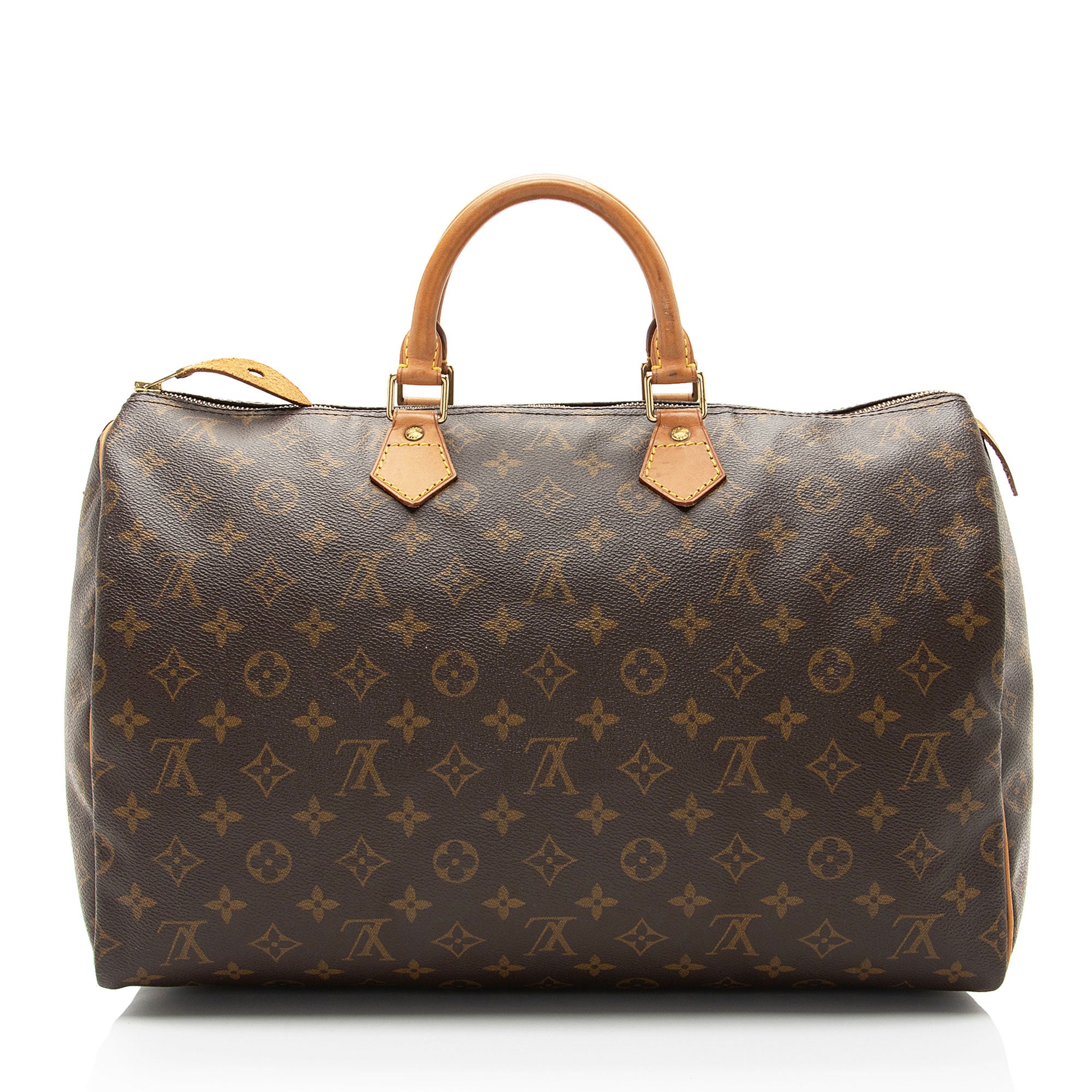 Louis Vuitton Vintage Monogram Canvas Speedy 40 Satchel (SHF-9L1Ijf)