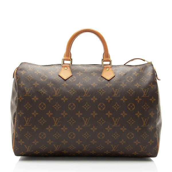 Louis Vuitton Vintage Monogram Canvas Speedy 40 Satchel (SHF