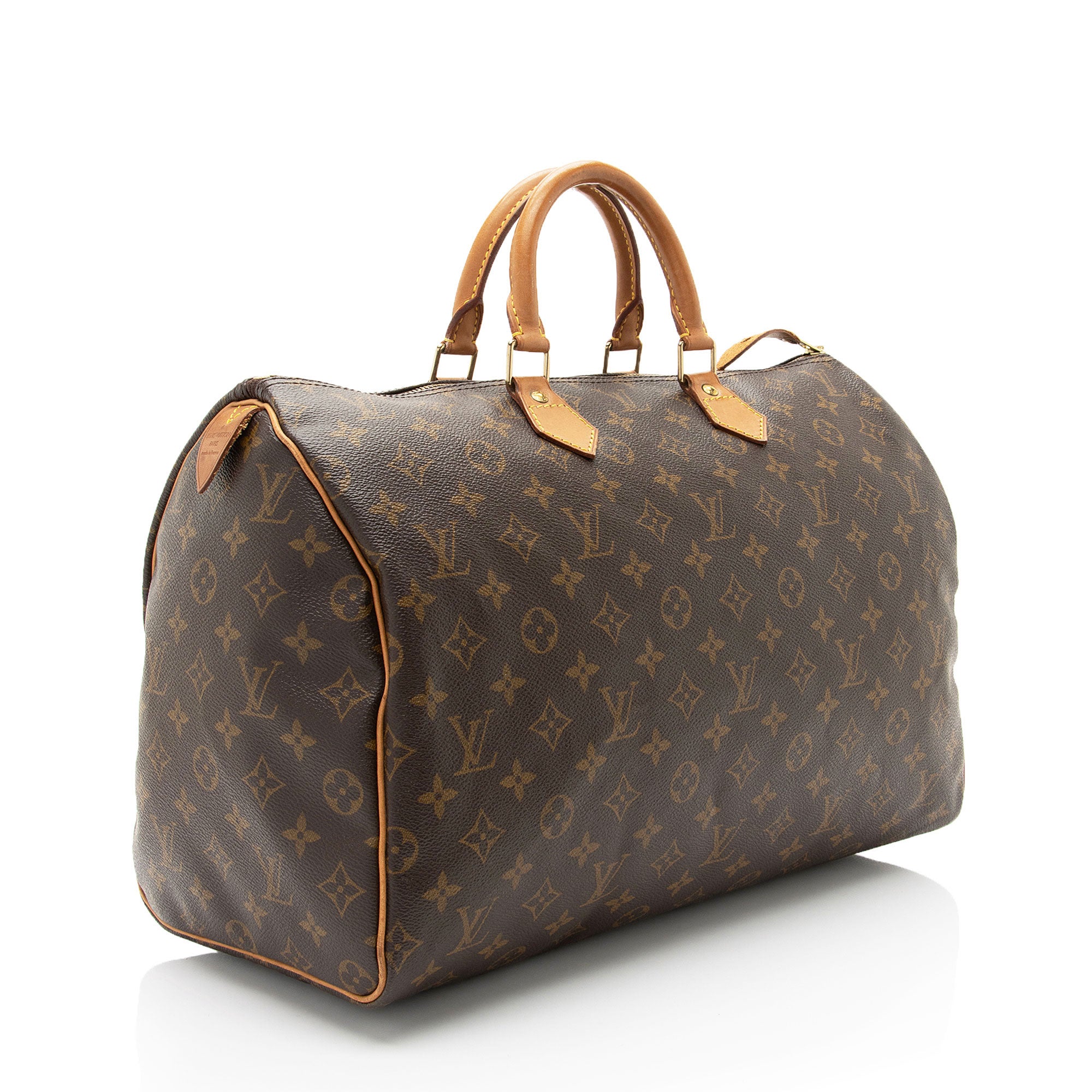 Louis Vuitton Vintage Monogram Canvas Speedy 40 Satchel (SHF-9L1Ijf)