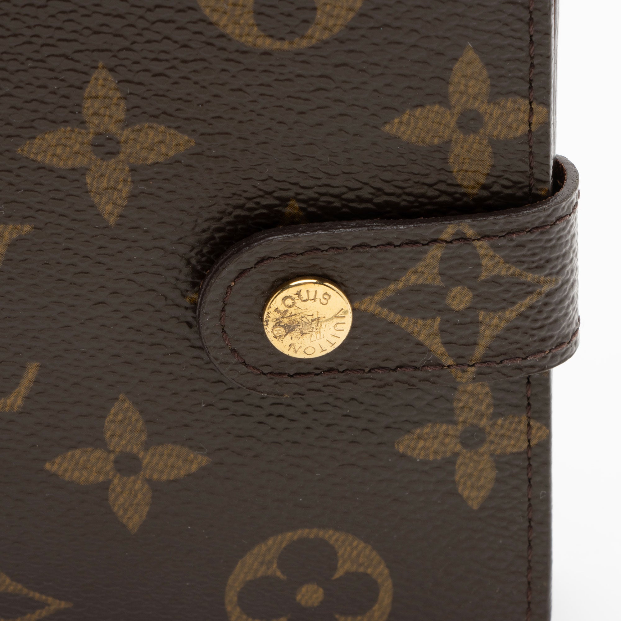 Louis Vuitton Vintage Monogram Canvas Zipped Compact Wallet