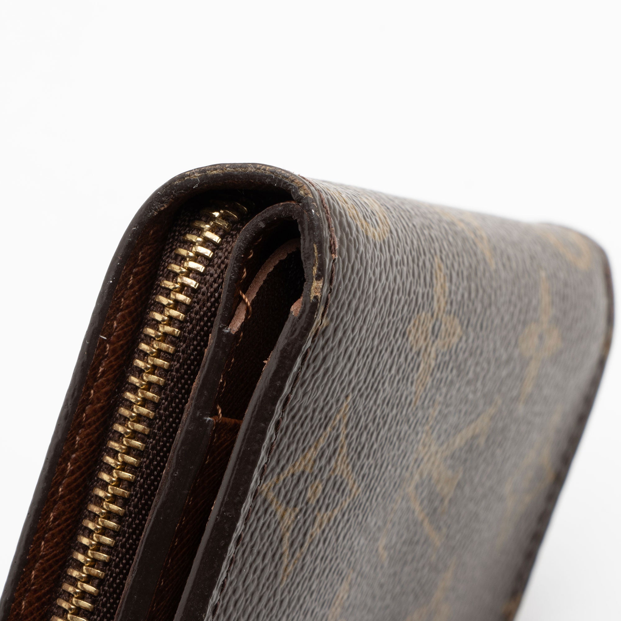 Louis Vuitton Vintage Monogram Canvas Zipped Compact Wallet