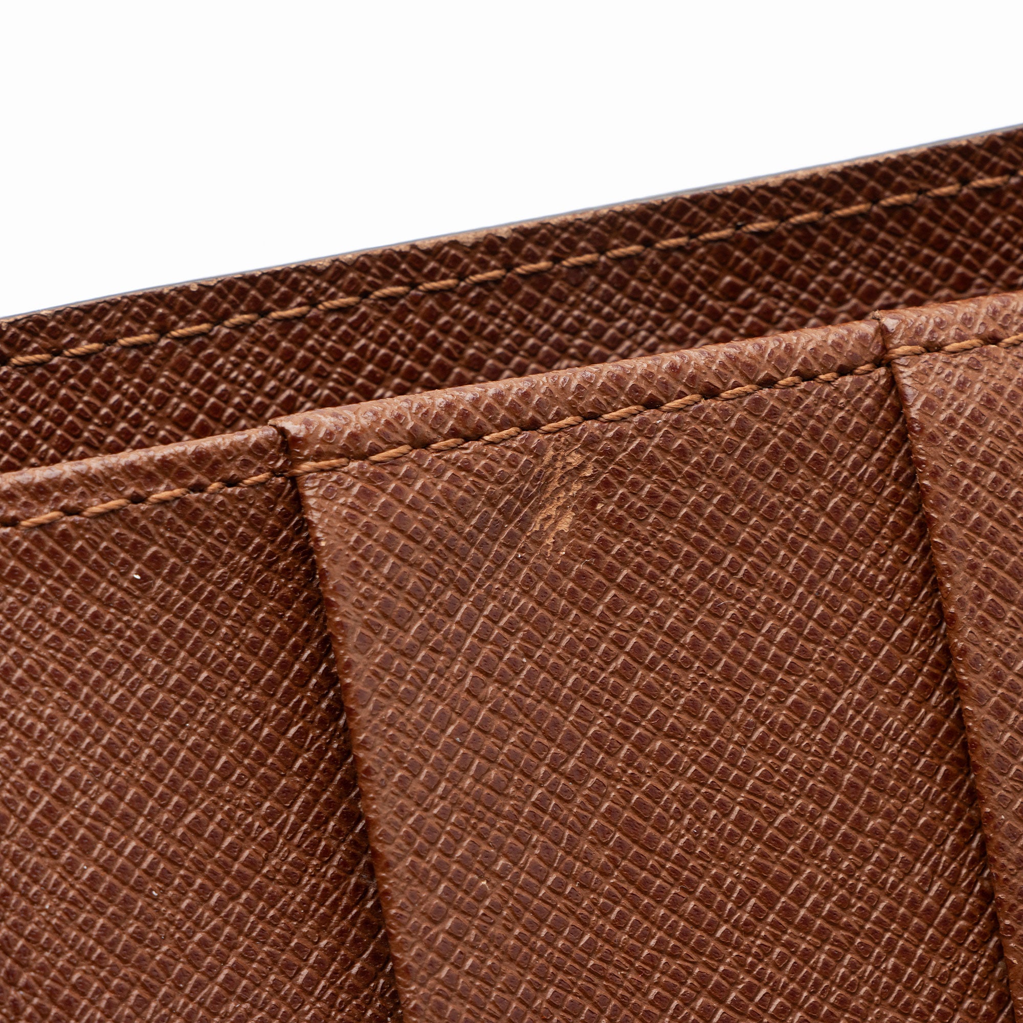 Louis Vuitton Vintage Monogram Canvas Zipped Compact Wallet