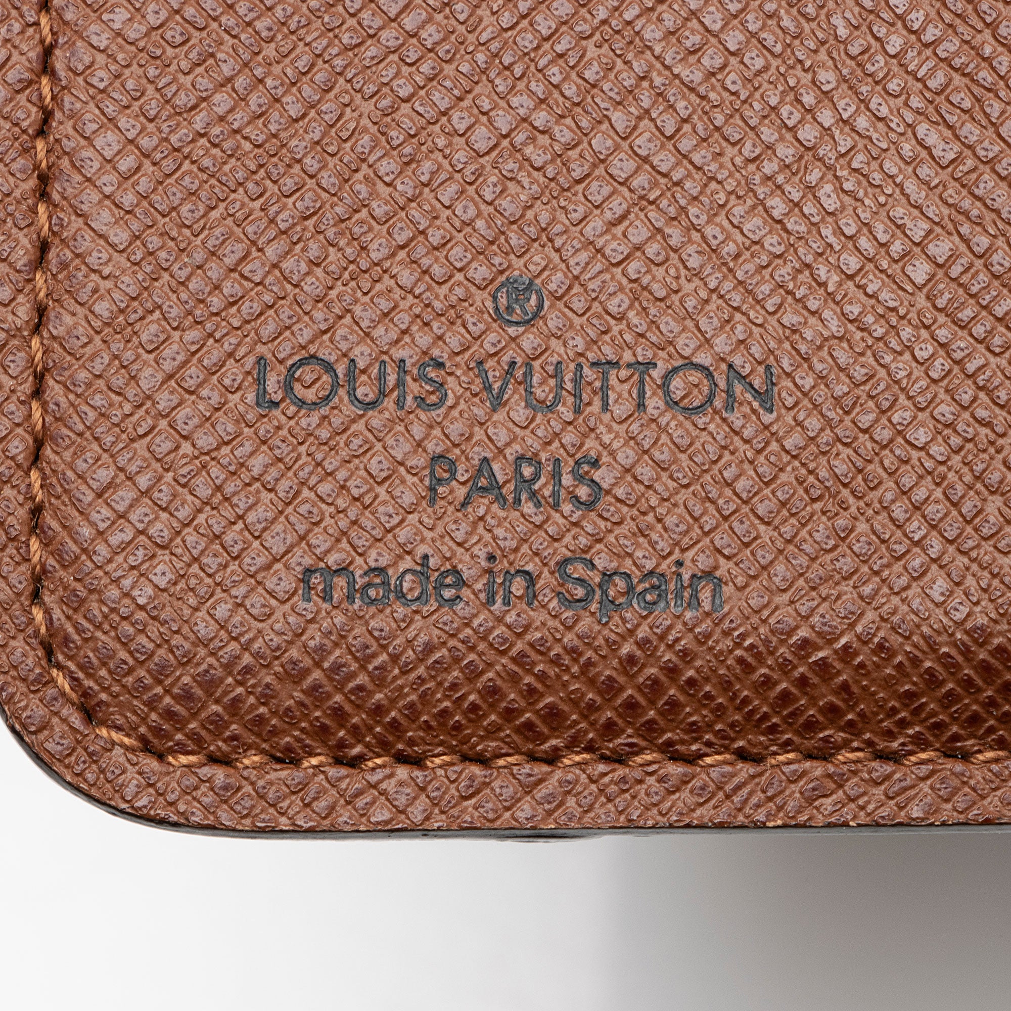 Louis Vuitton Vintage Monogram Canvas Zipped Compact Wallet