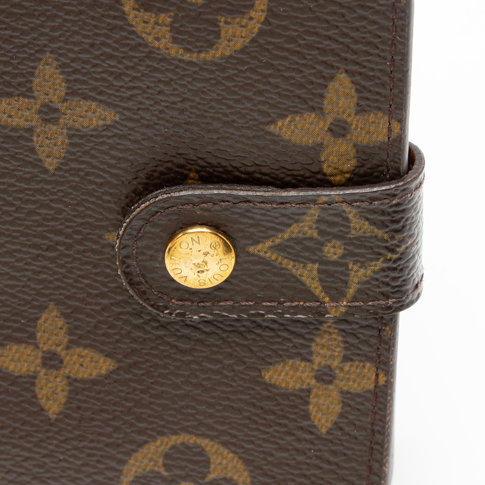 Louis Vuitton Vintage Monogram Canvas Zipped Compact Wallet