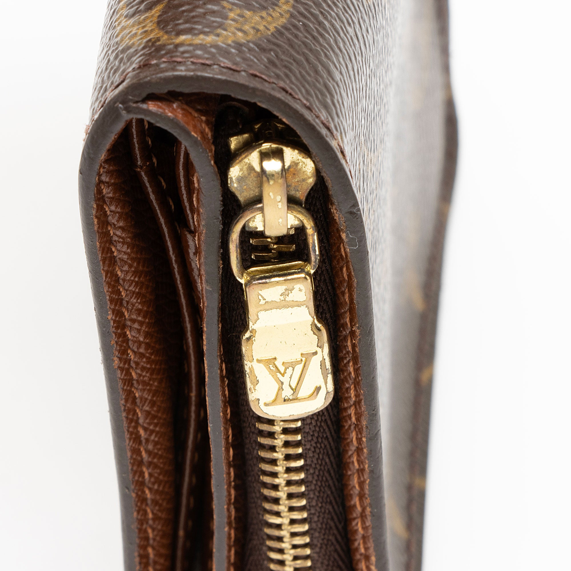 Louis Vuitton Vintage Monogram Canvas Zipped Compact Wallet