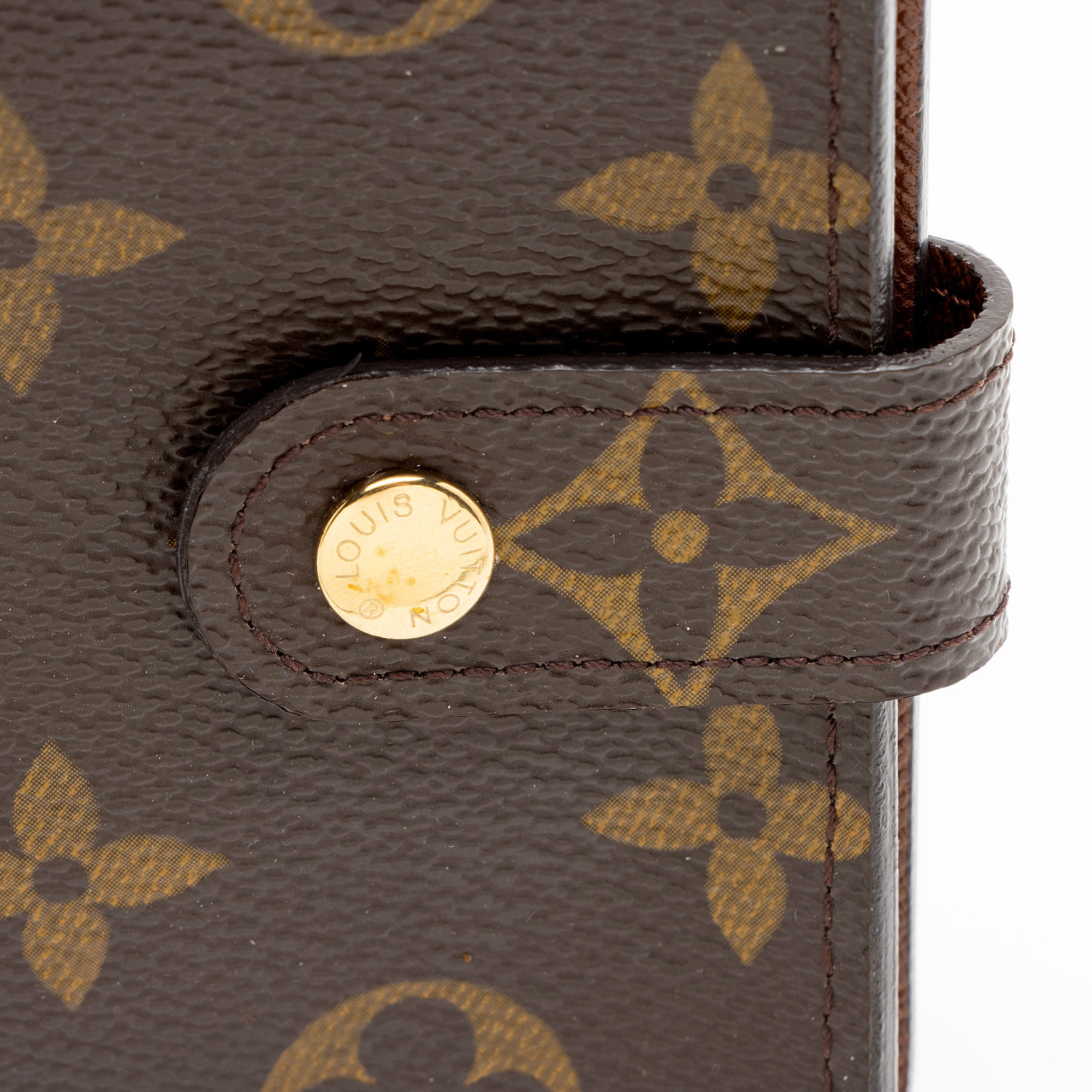 Louis Vuitton Vintage Monogram Canvas Zipped Compact Wallet