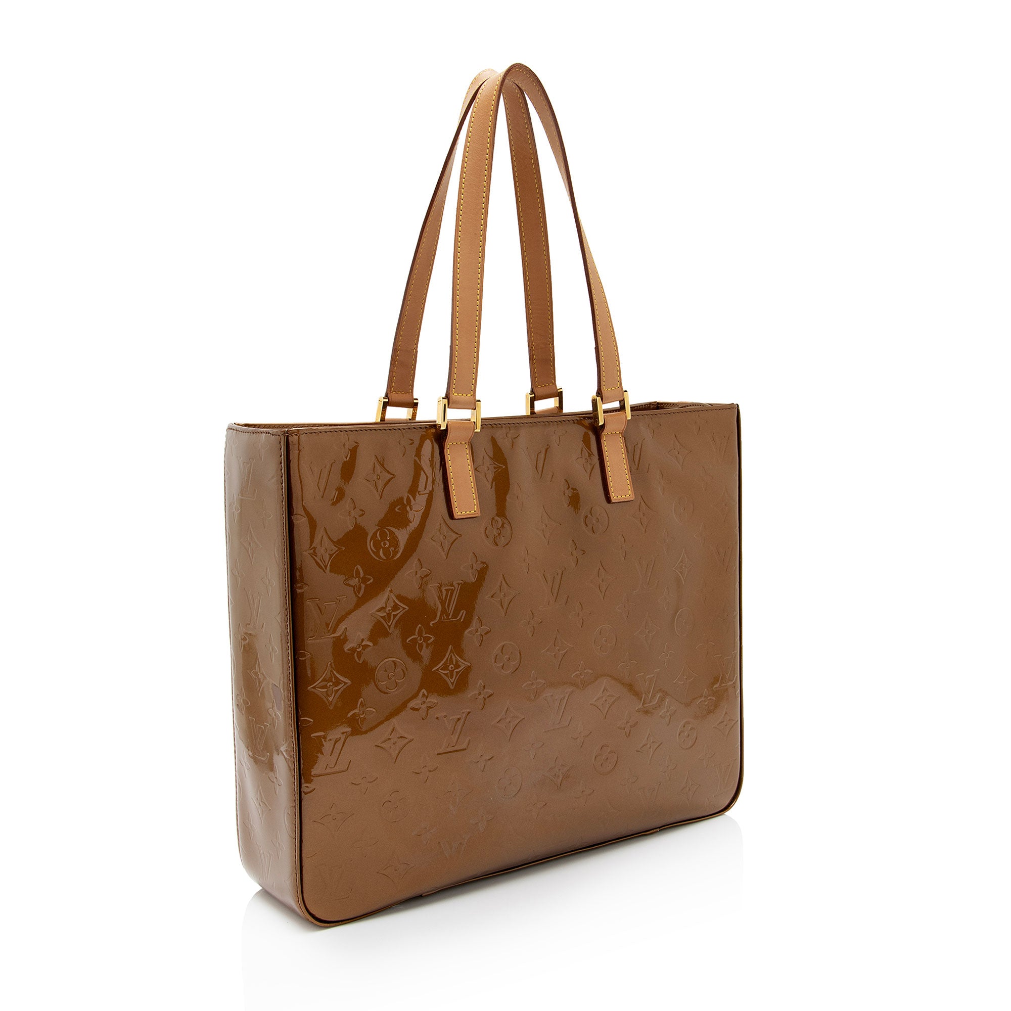 Louis Vuitton Vintage Monogram Vernis Columbus Tote (SHF-unhLsU)
