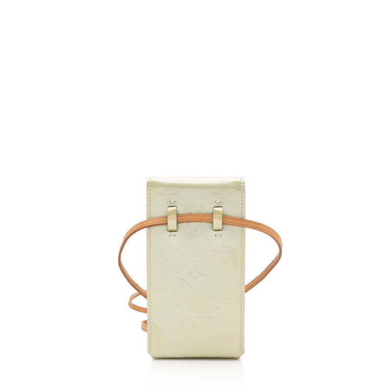 Louis Vuitton Vintage Monogram Vernis Greene Cell Phone Case - FINAL SALE (SHF-P8U2gt)