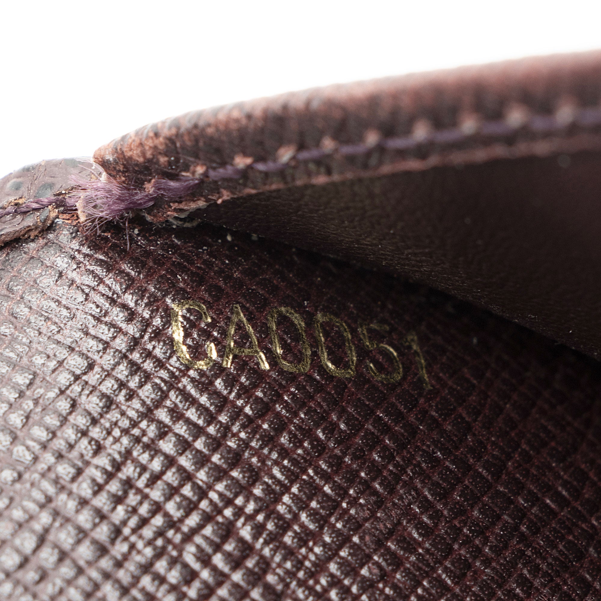 Louis Vuitton Vintage Taiga Leather Pocket Agenda Cover Wallet