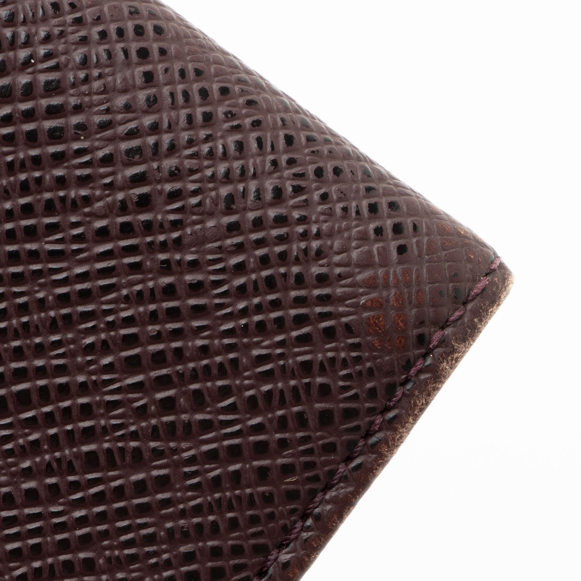 Louis Vuitton Vintage Taiga Leather Pocket Agenda Cover Wallet