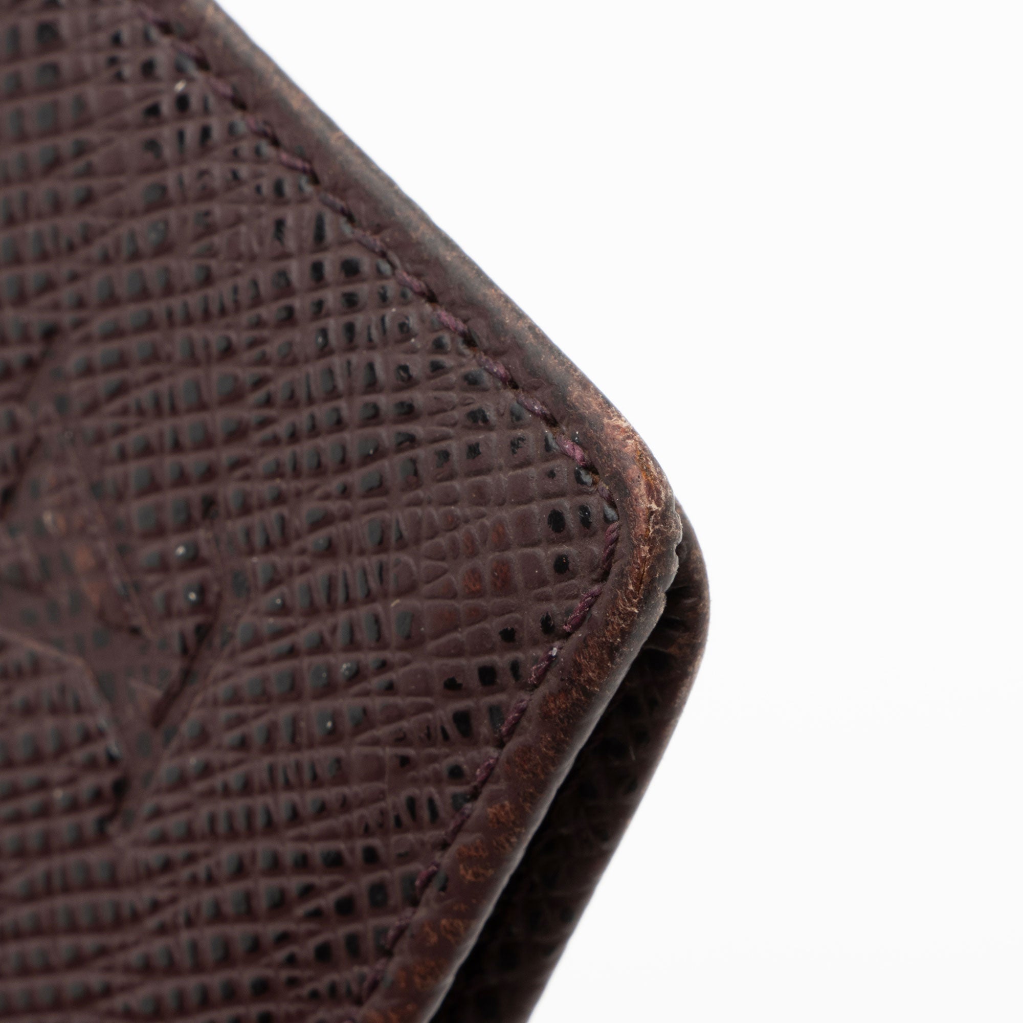 Louis Vuitton Vintage Taiga Leather Pocket Agenda Cover Wallet