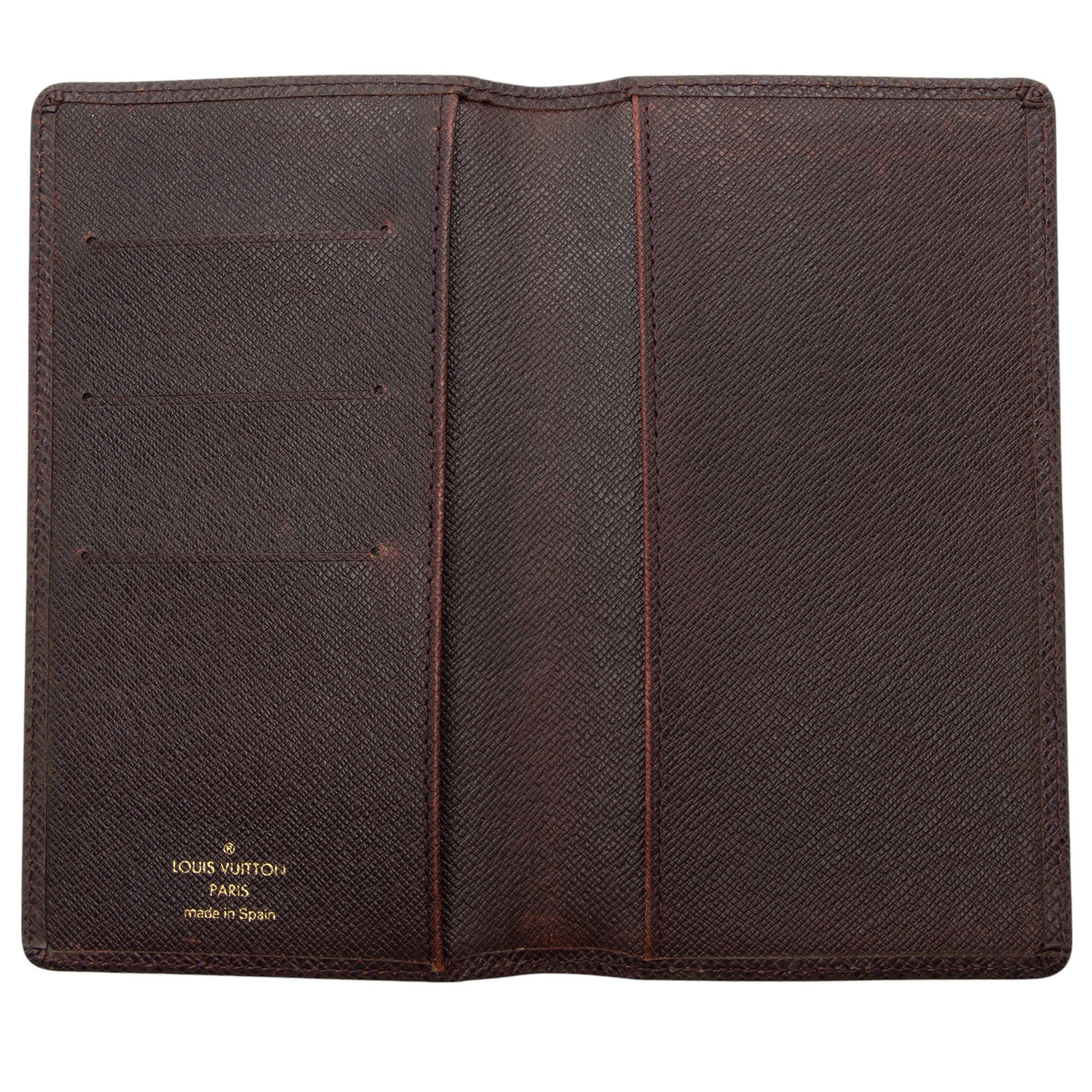 Louis Vuitton Vintage Taiga Leather Pocket Agenda Cover Wallet