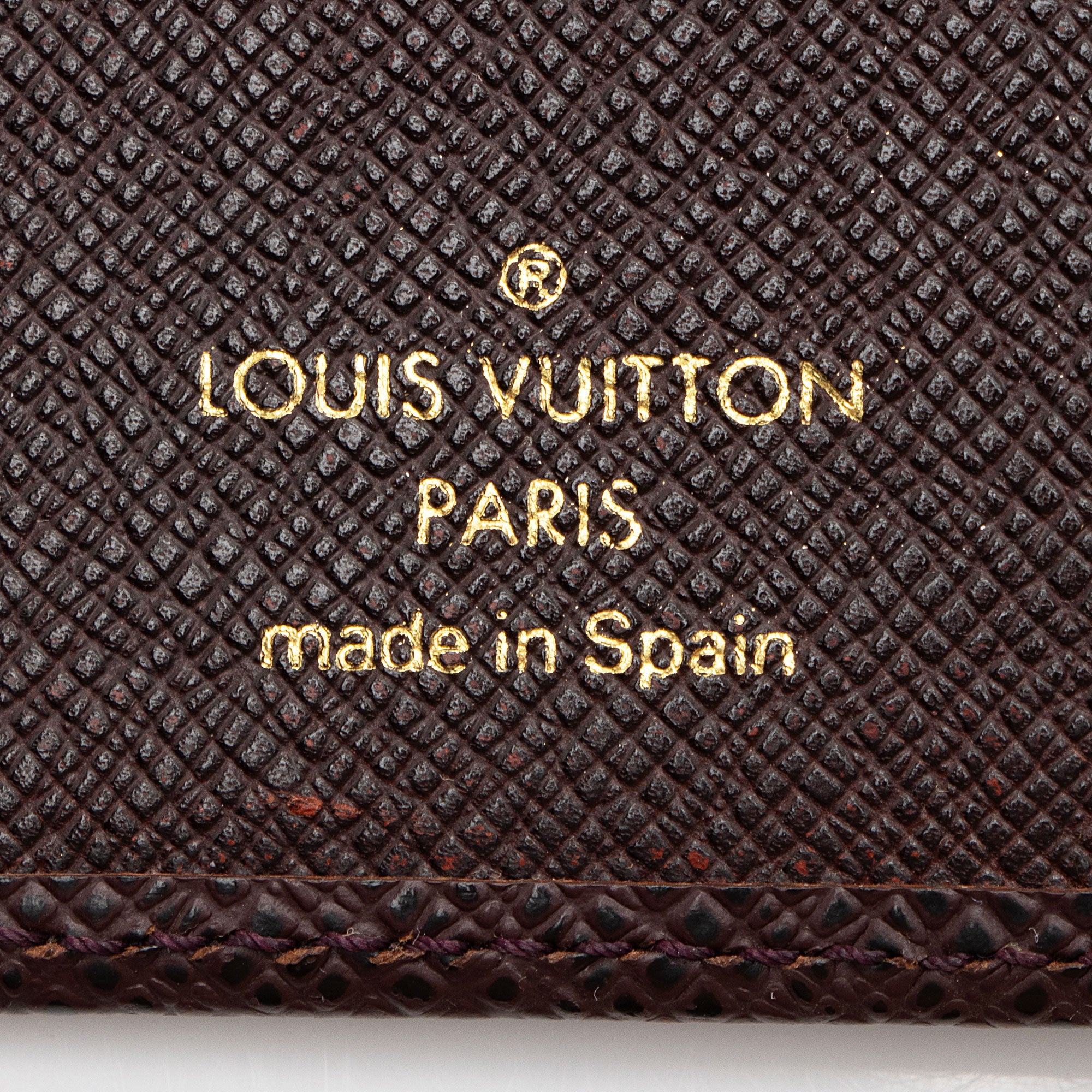 Louis Vuitton Vintage Taiga Leather Pocket Agenda Cover Wallet