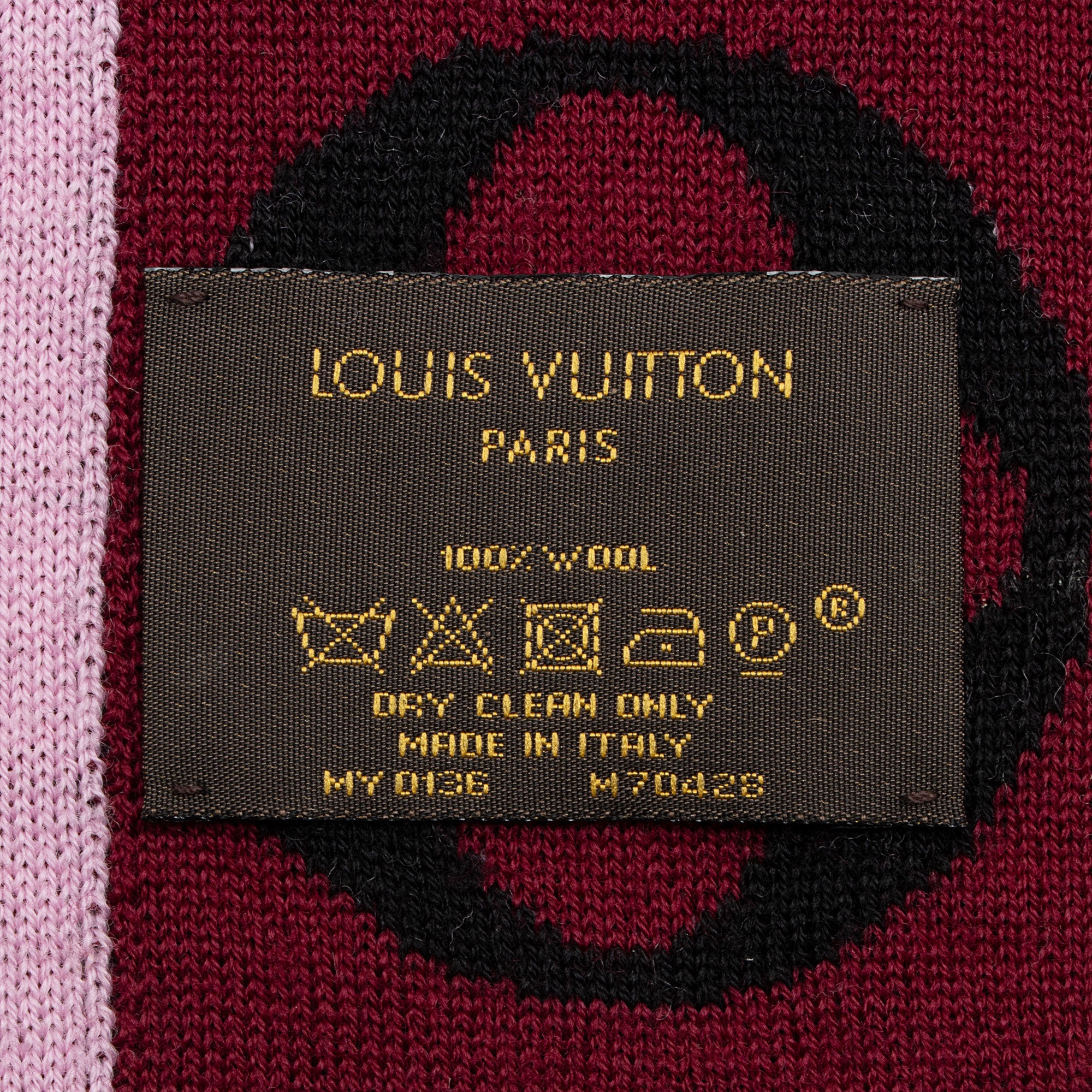 Louis Vuitton Wool Idylle Blossom Scarf (SHF-O1m4j4)
