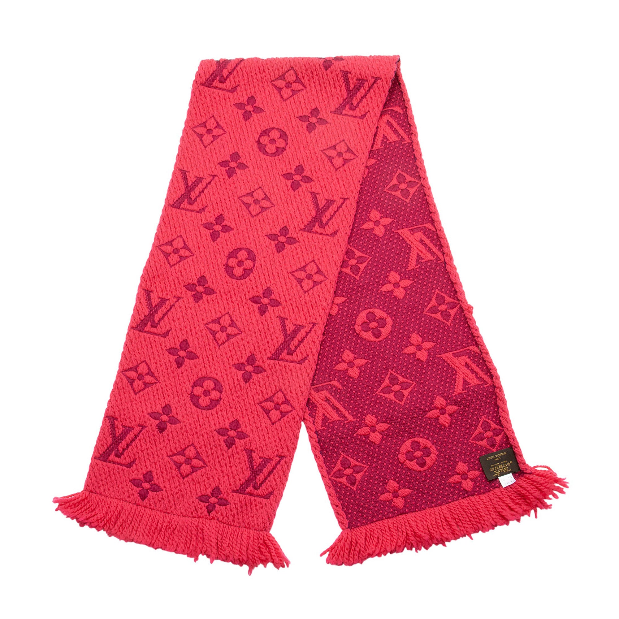 Louis Vuitton Wool Silk Logomania Scarf
