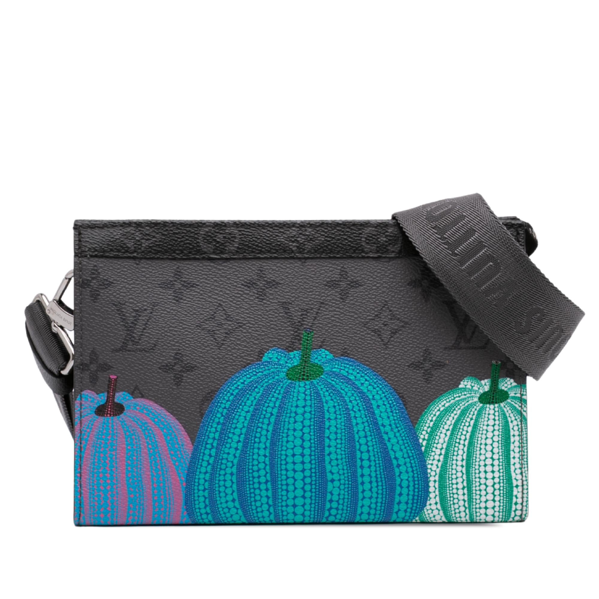 Louis Vuitton Yayoi Kusama Monogram Eclipse Reverse Pumpkin Wearable Wallet