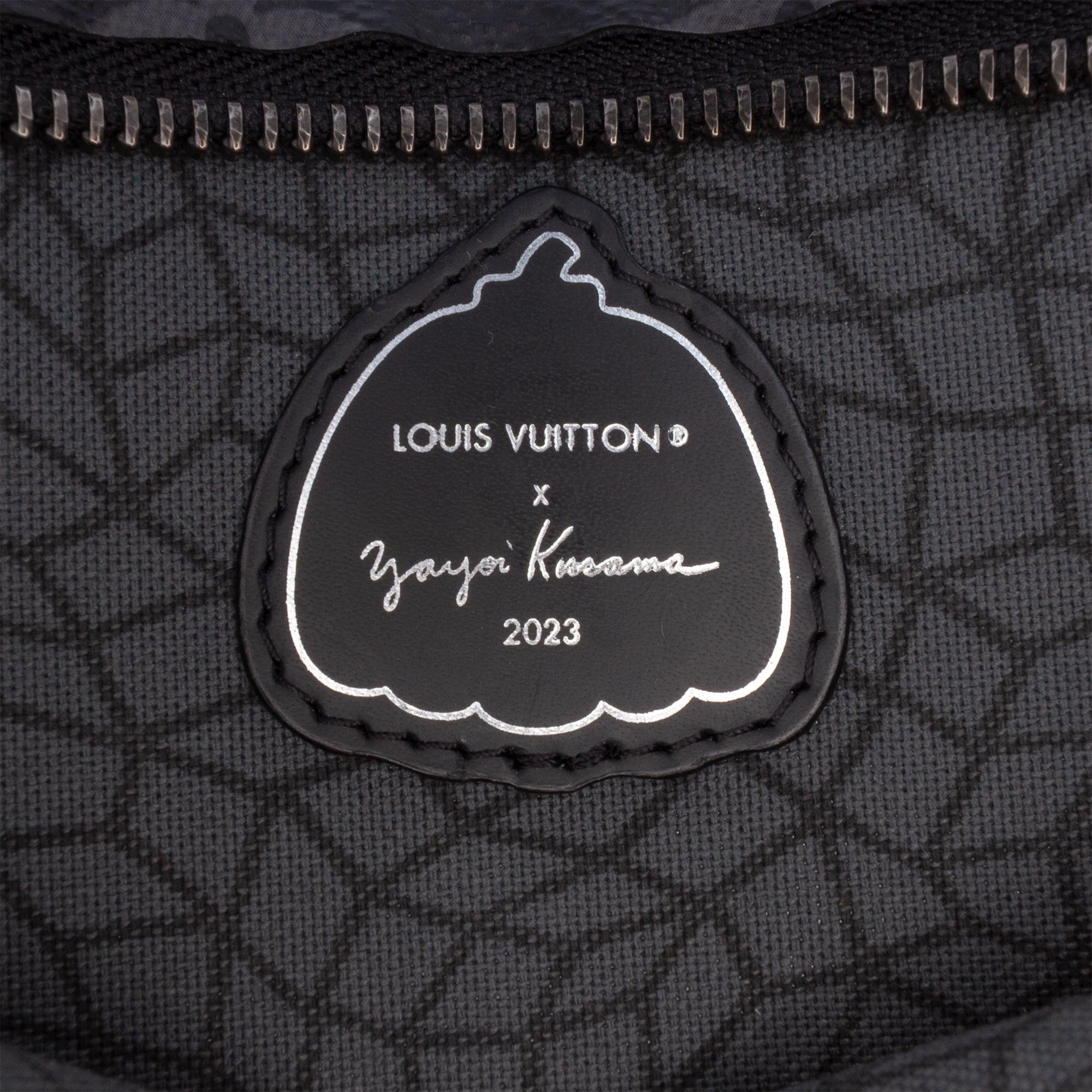 Louis Vuitton Yayoi Kusama Monogram Eclipse Reverse Pumpkin Wearable Wallet