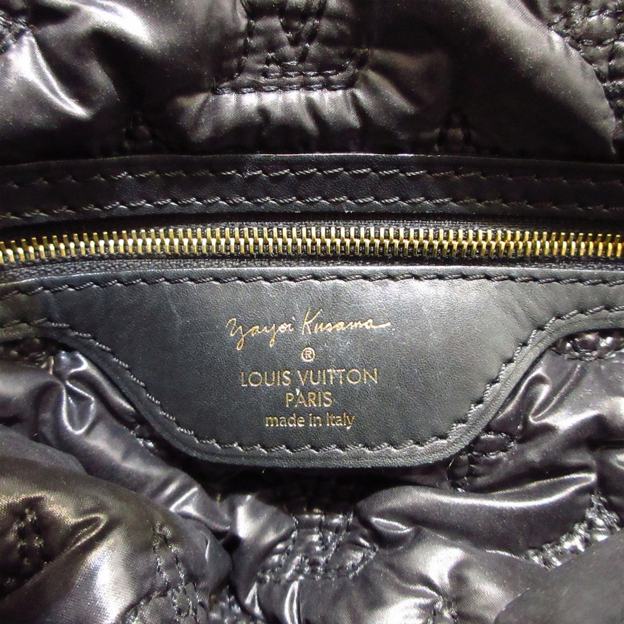 Louis Vuitton Yayoi Kusama Monogram Nylon Infinity Dots Lockit Vertical MM (SHG-AdLoYn)