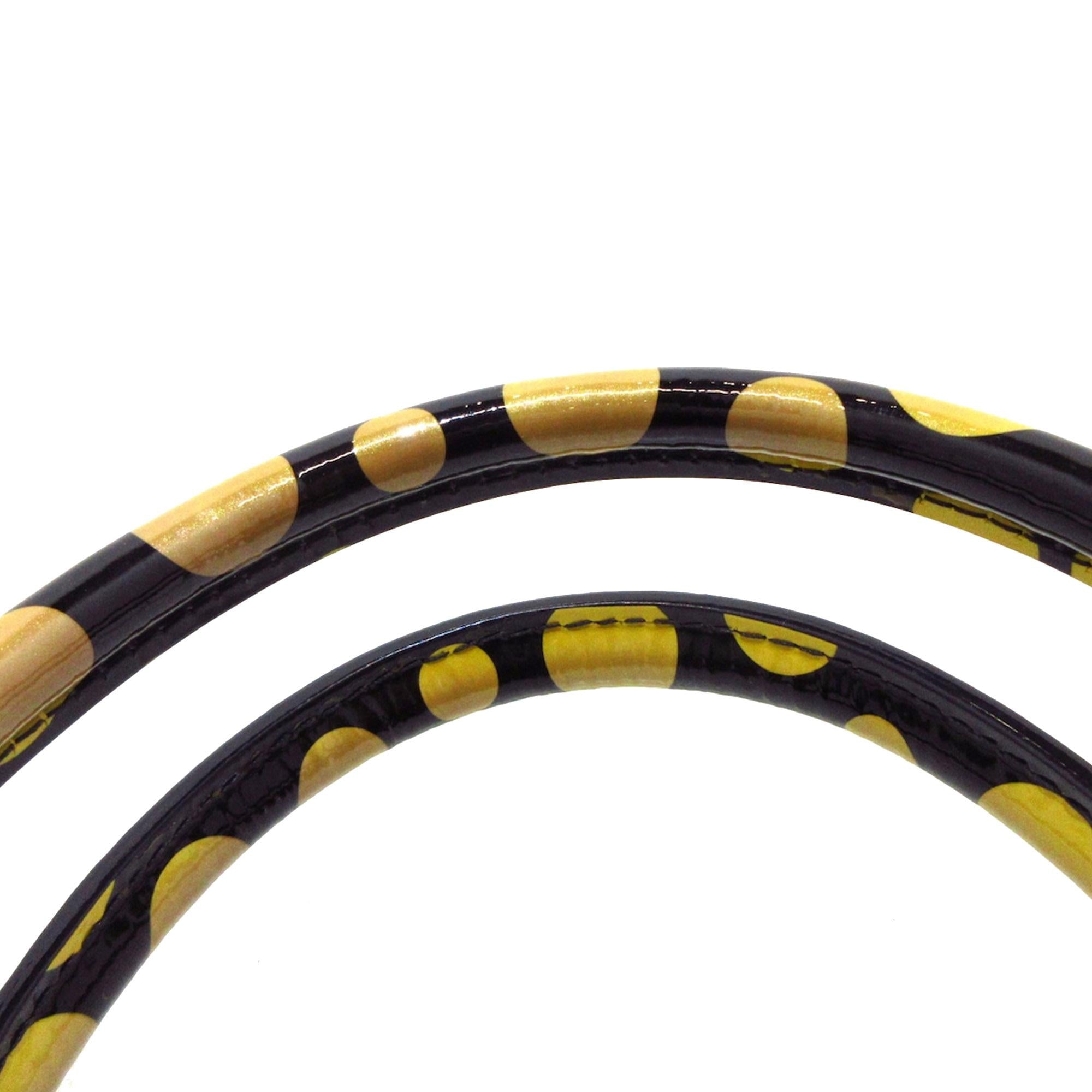 Louis Vuitton Yayoi Kusama Monogram Nylon Infinity Dots Lockit Vertical MM (SHG-AdLoYn)