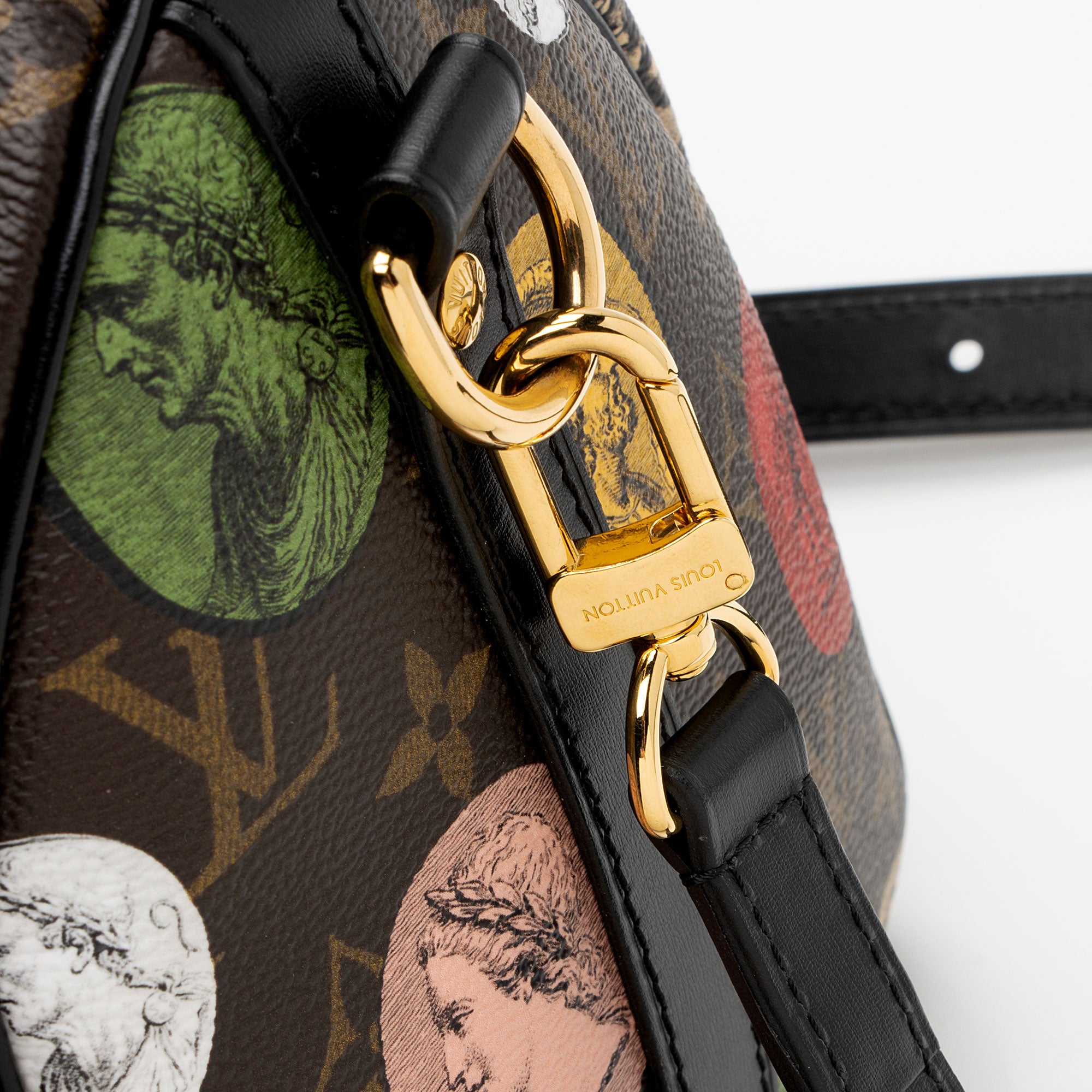 Louis Vuitton x Fornasetti Monogram Cameo Canvas Speedy Bandouliere 25